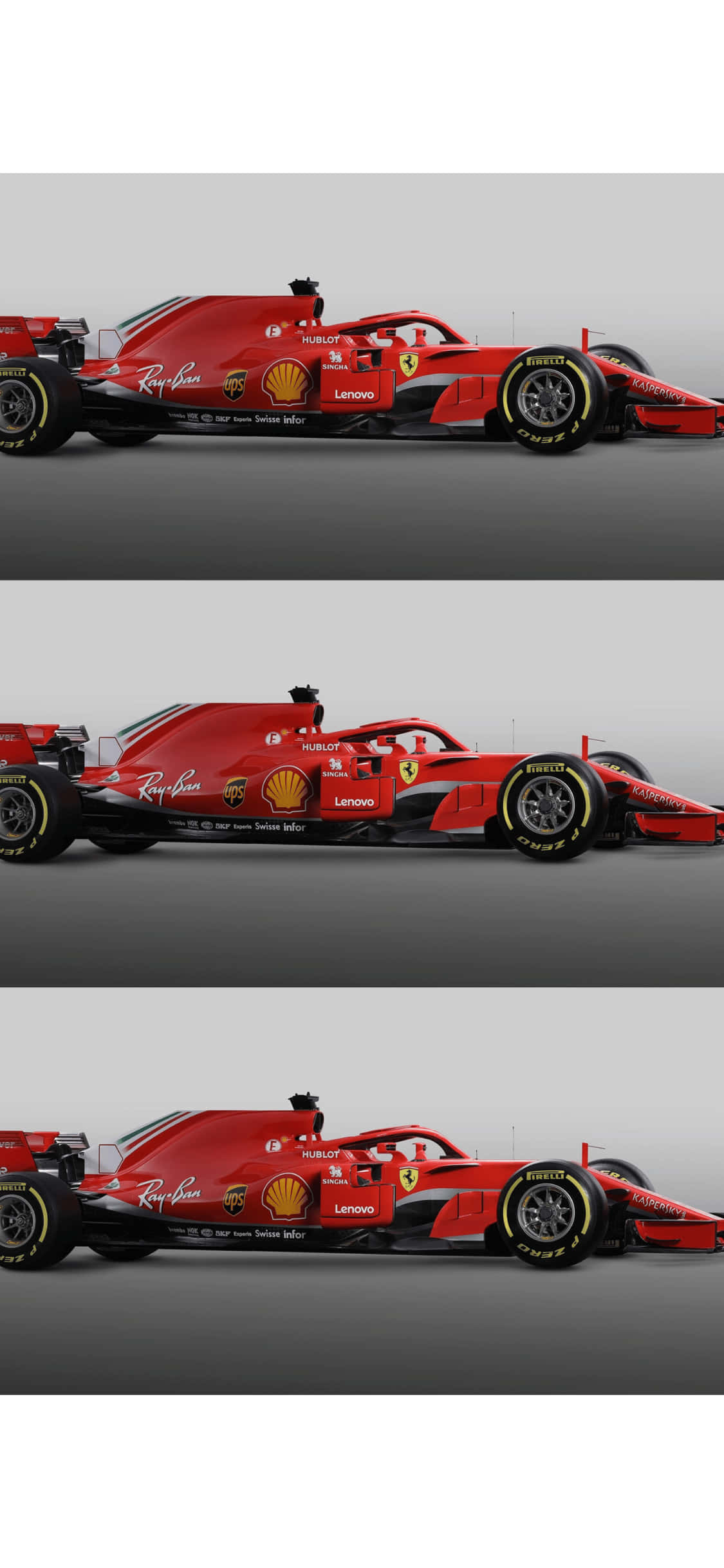 Colaj Profil Lateral iPhone Xs F1 2018 Background Fundal