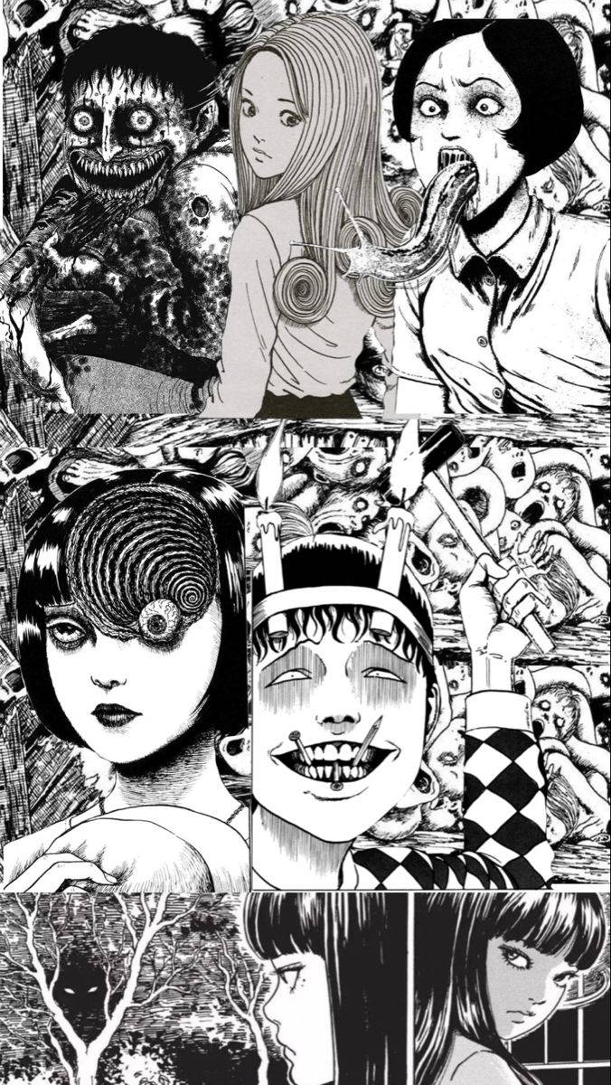 Colecție înfricoșătoare Junji Ito Fundal