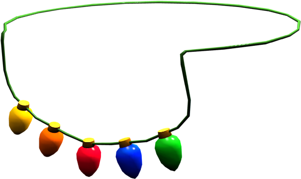 Colier cu beculeț colorat Roblox Fundal