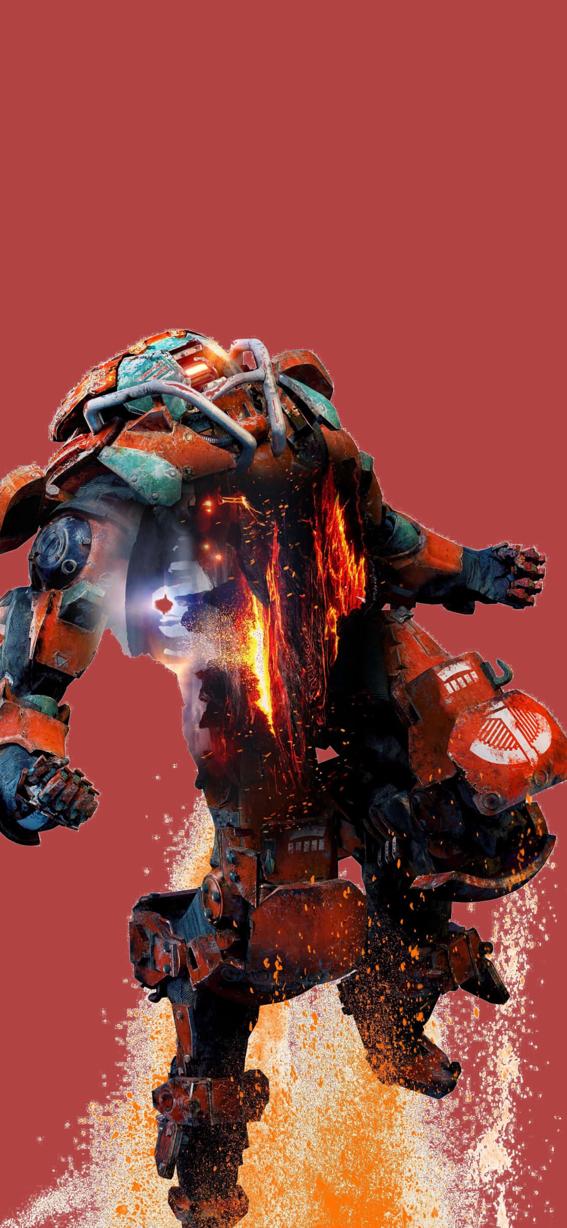 Colossus Zburând în Sus Pixel 3 Anthem Fundal