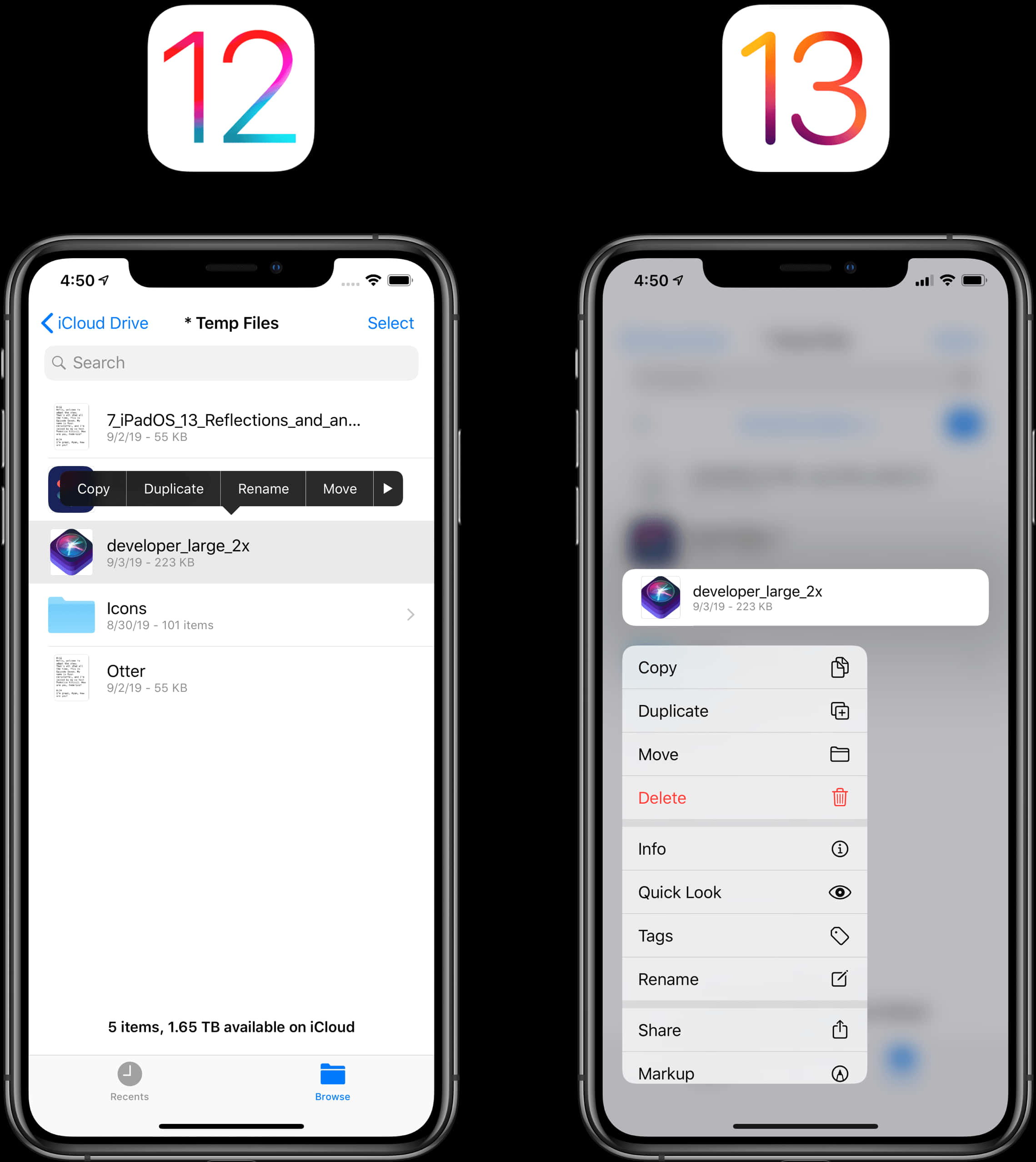 Comparație iPhone 12 vs 13 Fundal