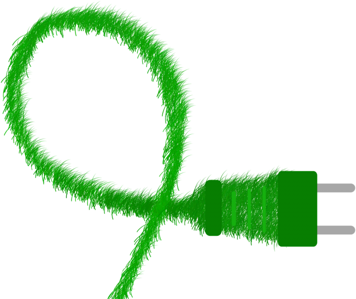 Concept Energie Verde - Priza Fundal