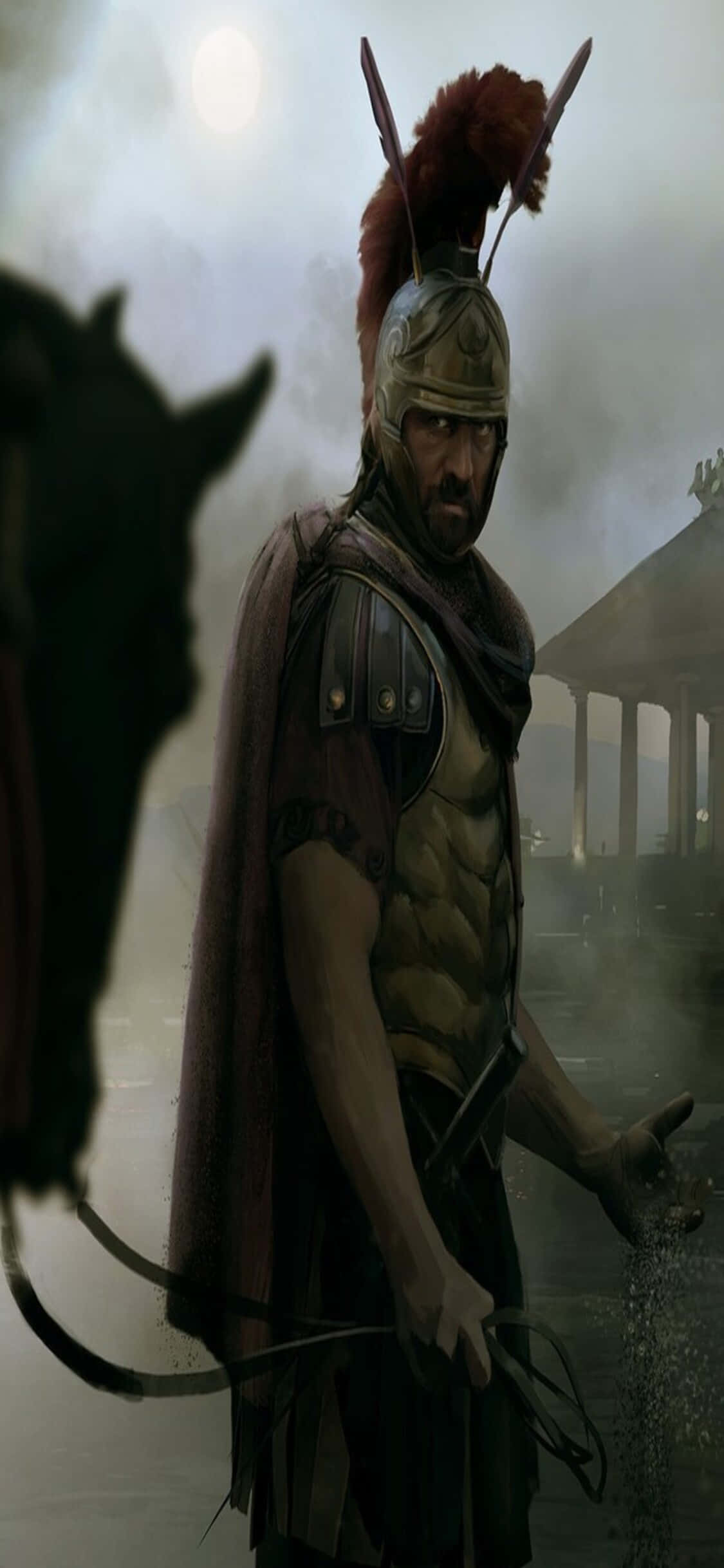 Condu-ți imperiul spre victorie în Total War Rome 2 pe iPhone XS Fundal