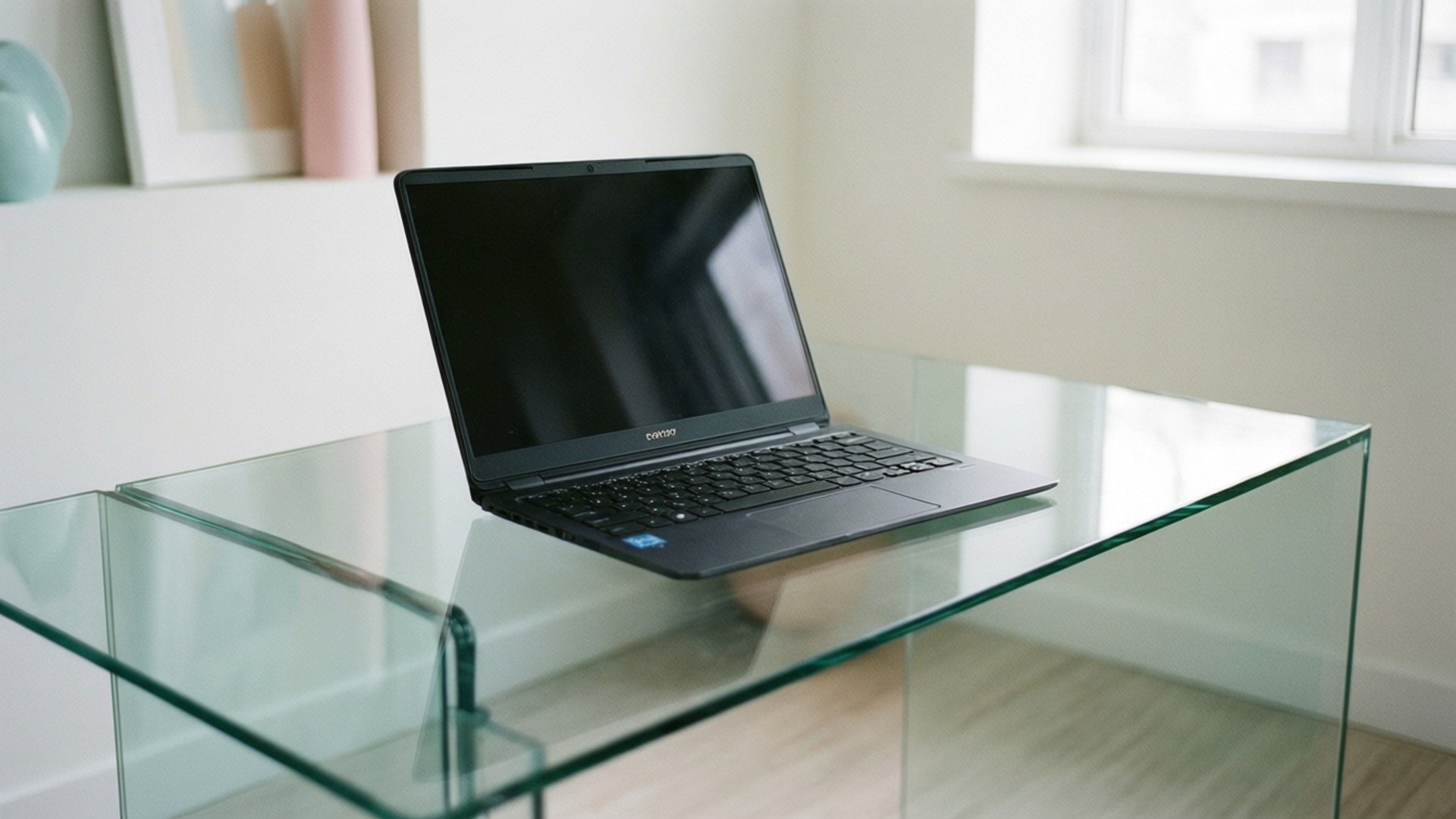 Configurare minimalistă Chromebook Fundal