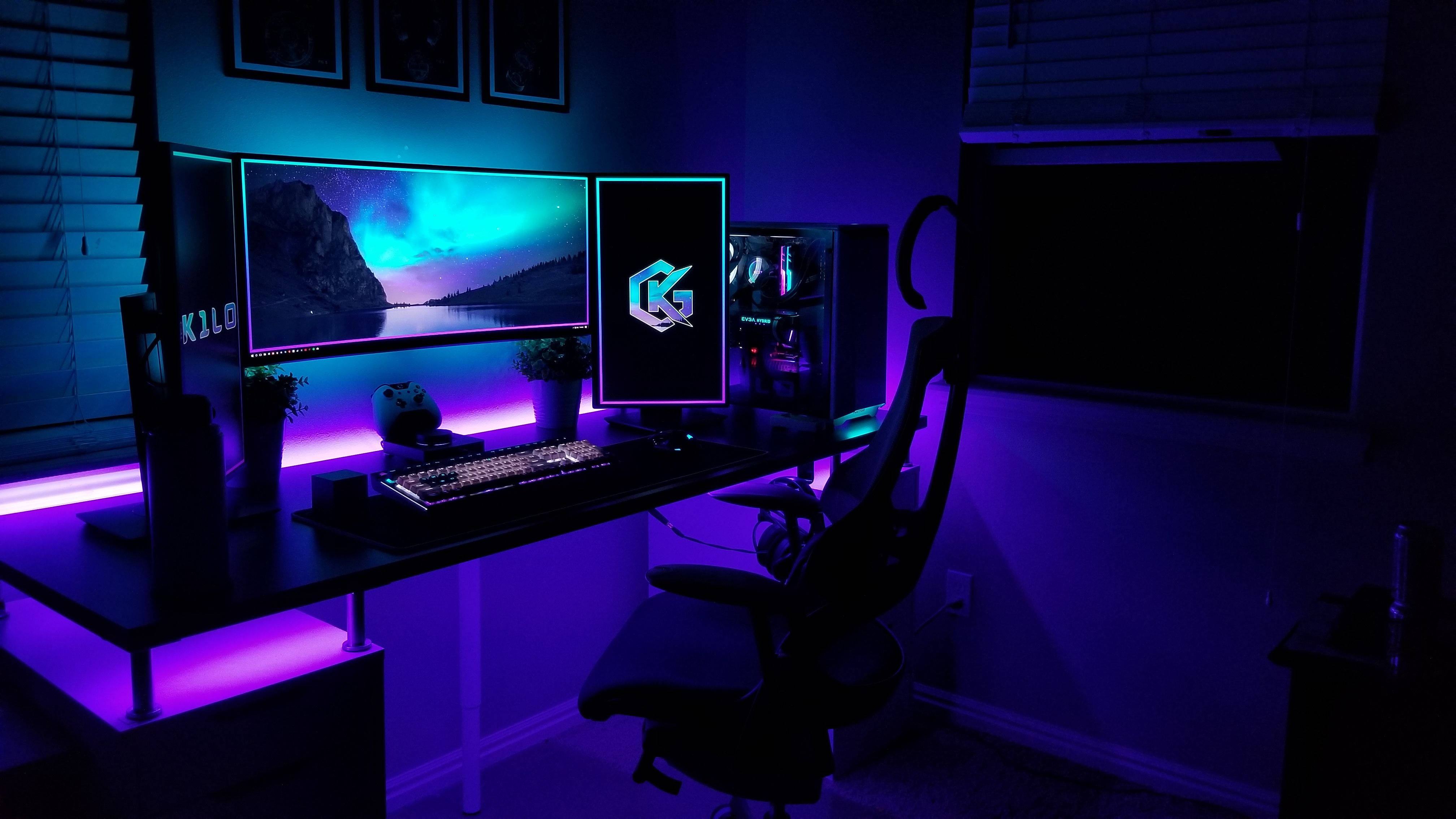 Configurație PC Gaming RGB 4K Fundal