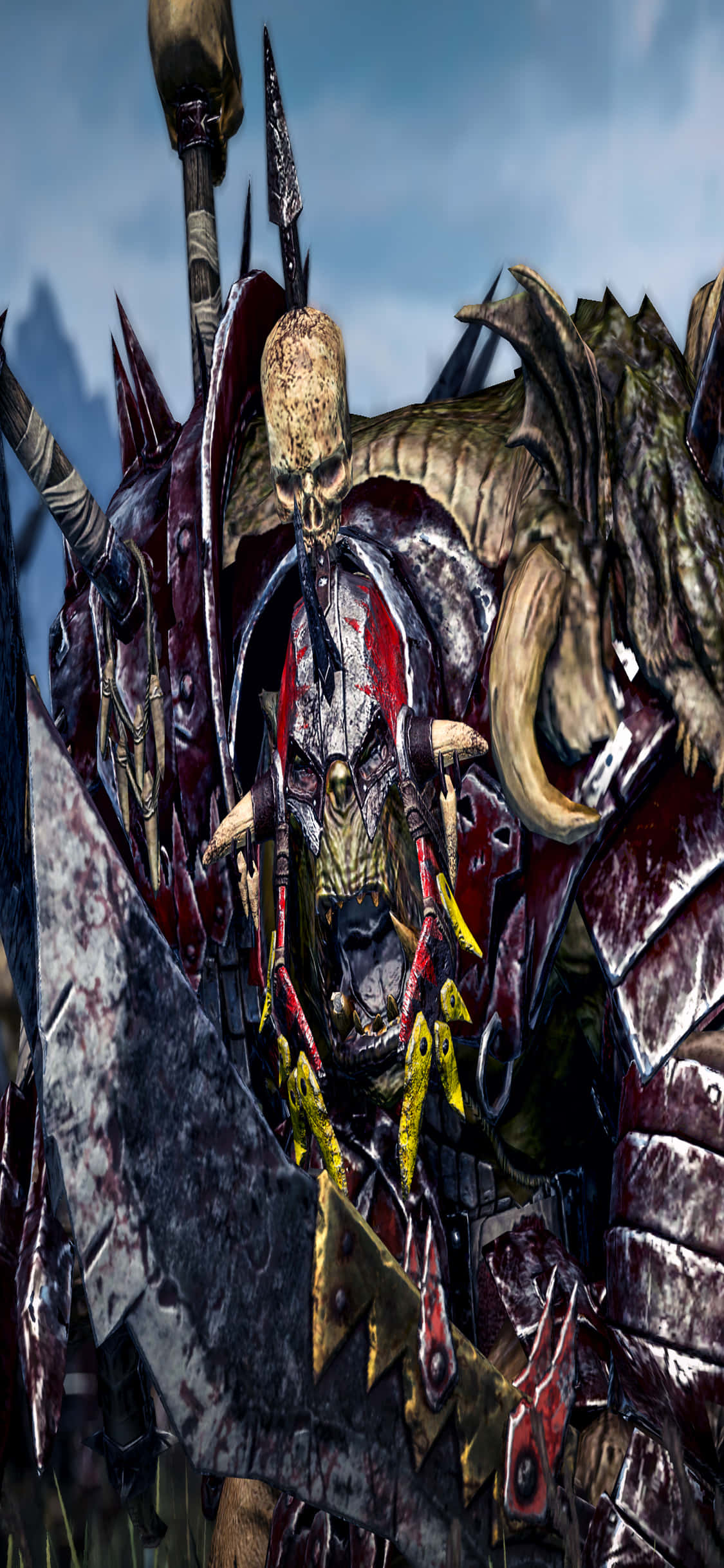 Conquistează și dominează cu noua intensitate a războiului din Total War: Warhammer pe iPhone X Fundal