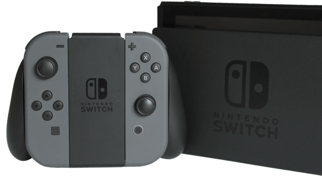 Consola Nintendo Switch și controlere Fundal