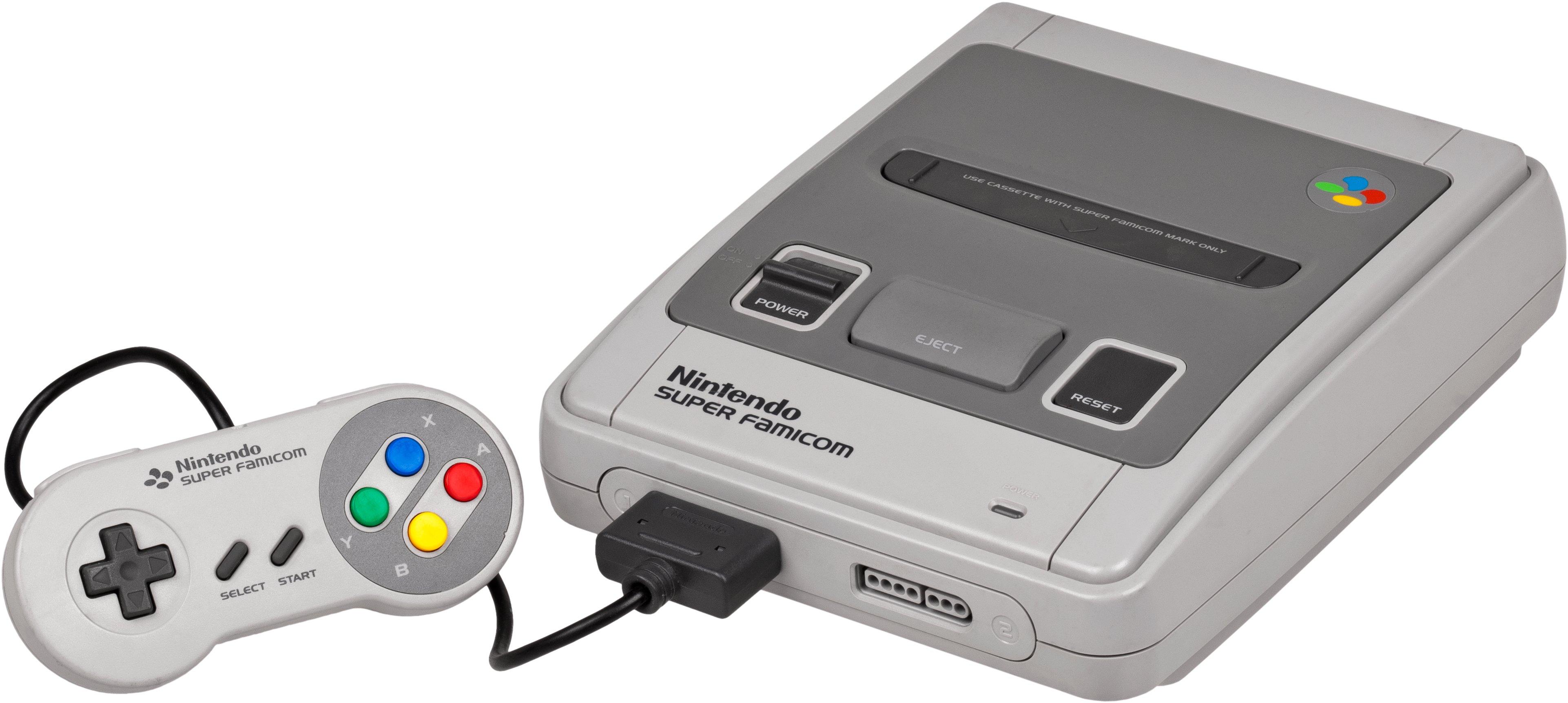 Consola și controller Super Famicom Fundal