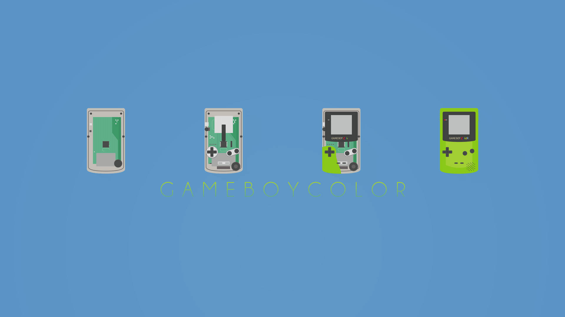 Construcția Pas cu Pas a Game Boy Color Fundal