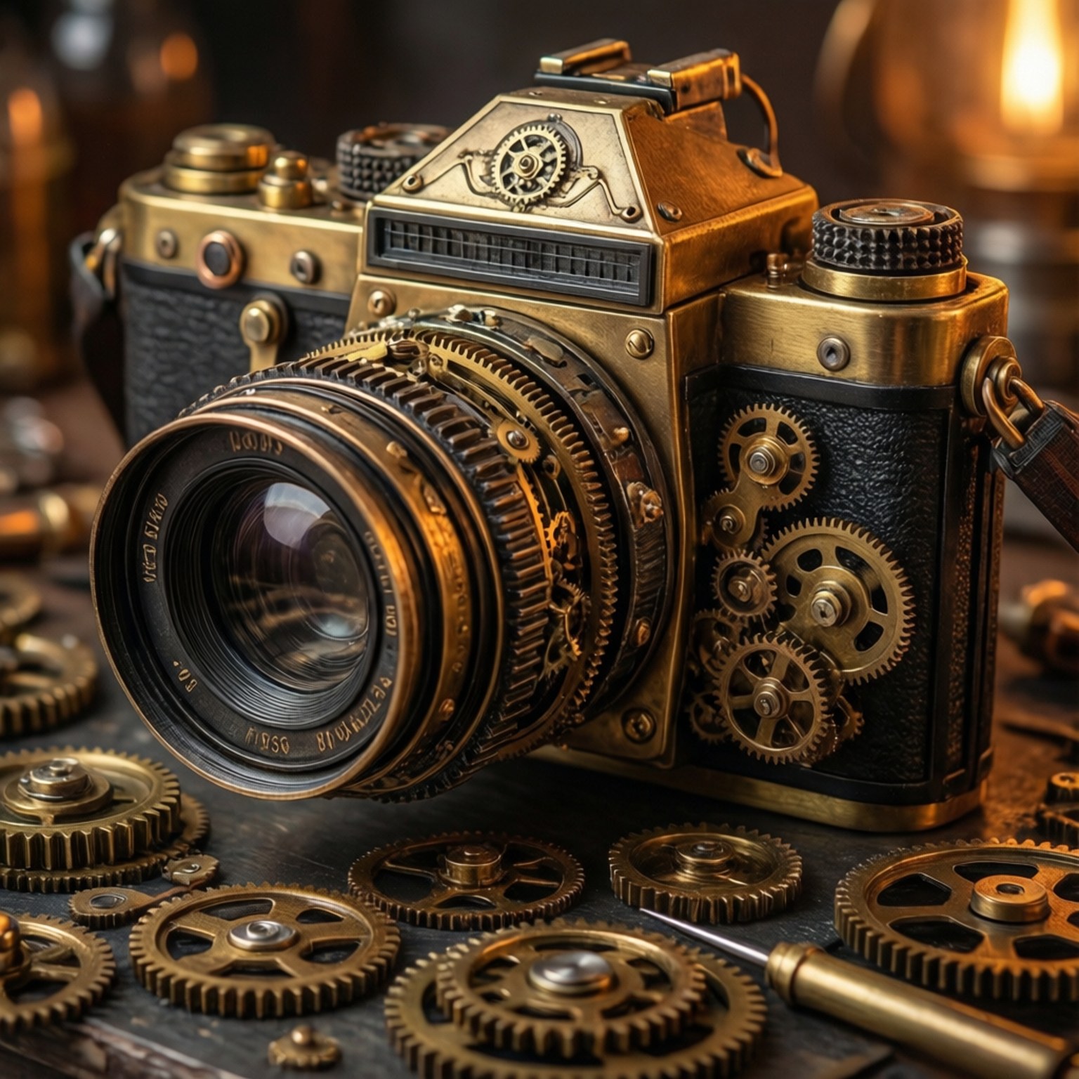 Construcție Cameră Steampunk Fundal