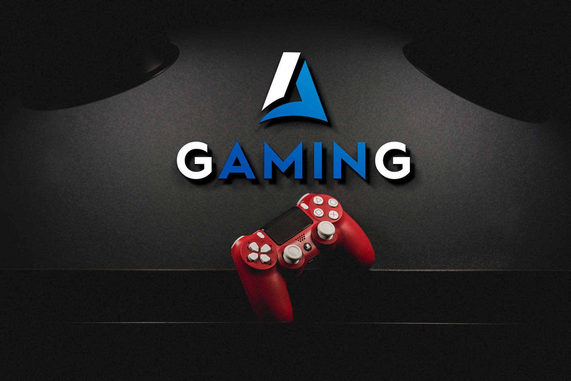 Tapet Controller de joc roșu — GIF de gaming Fundal