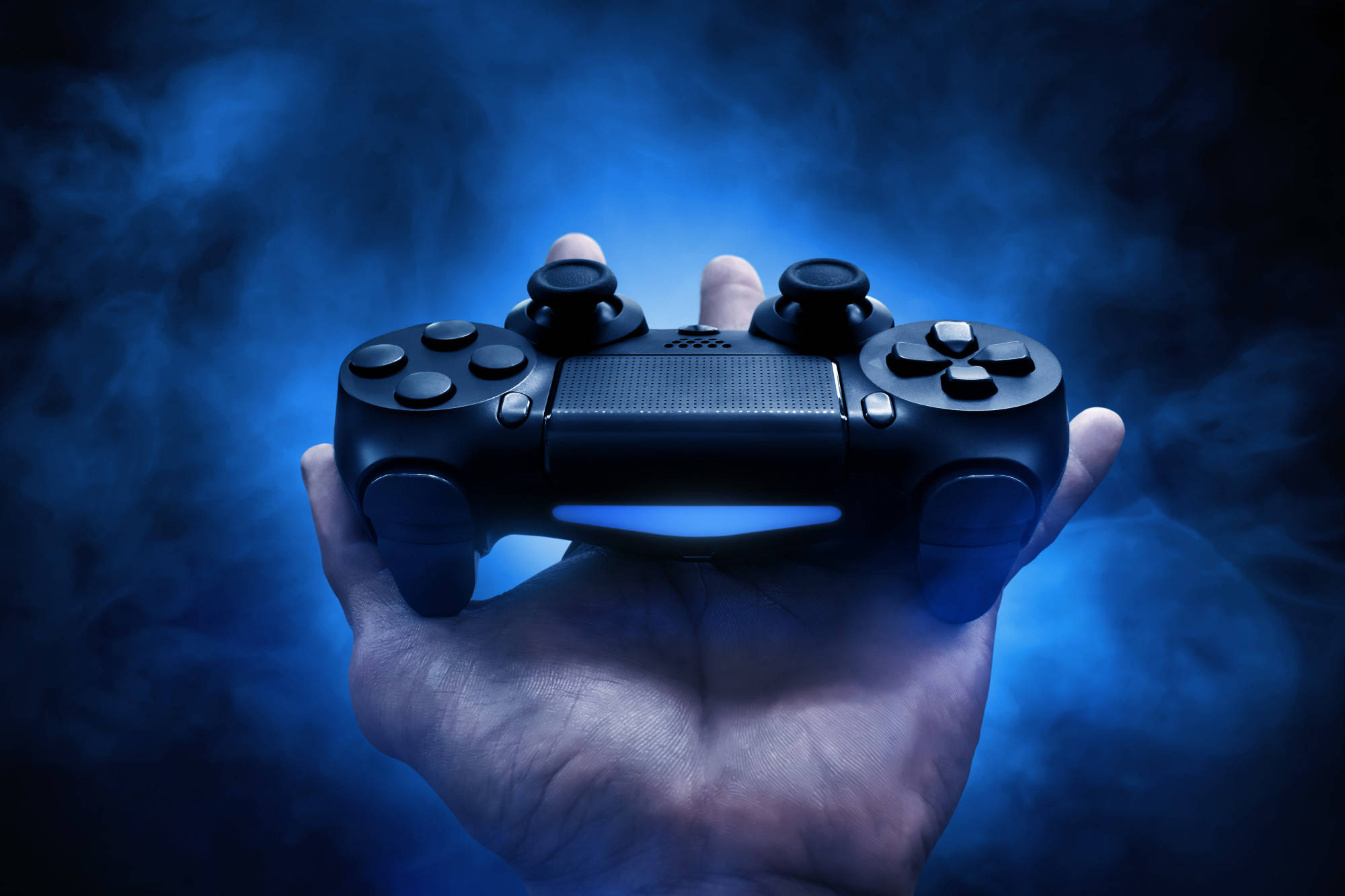 Controller de joc în mână Fundal
