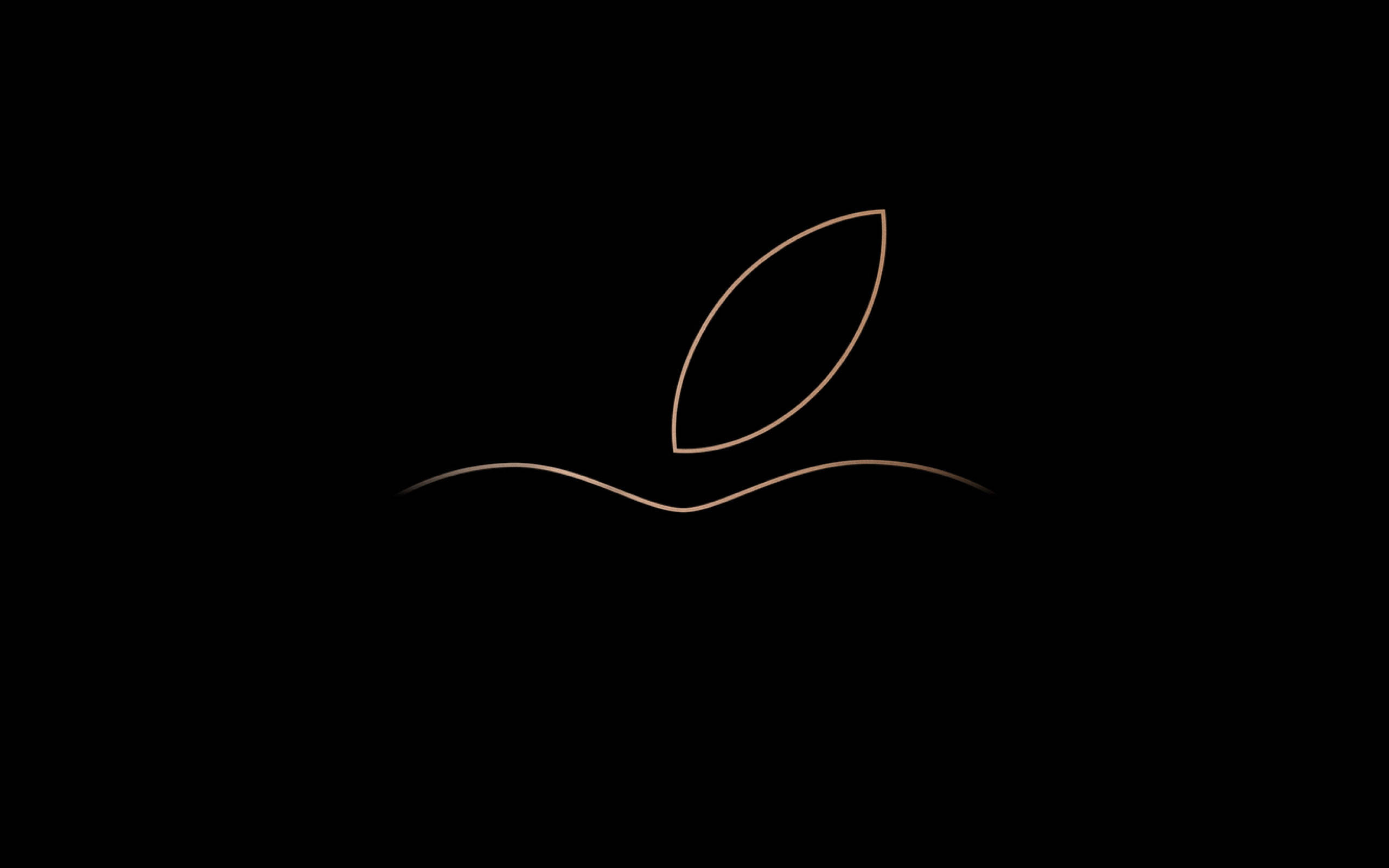 Contur Logo Apple MacBook Air Fundal