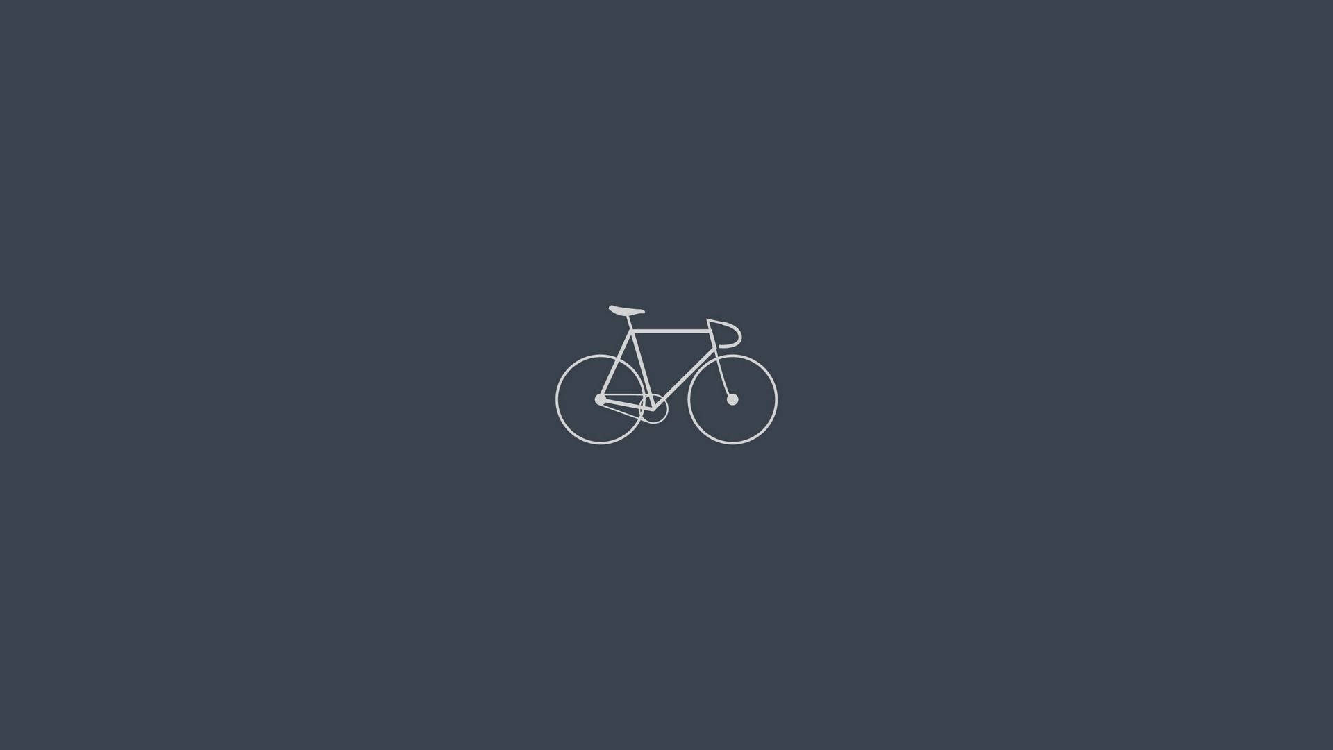 Contur simplu de bicicletă Fundal