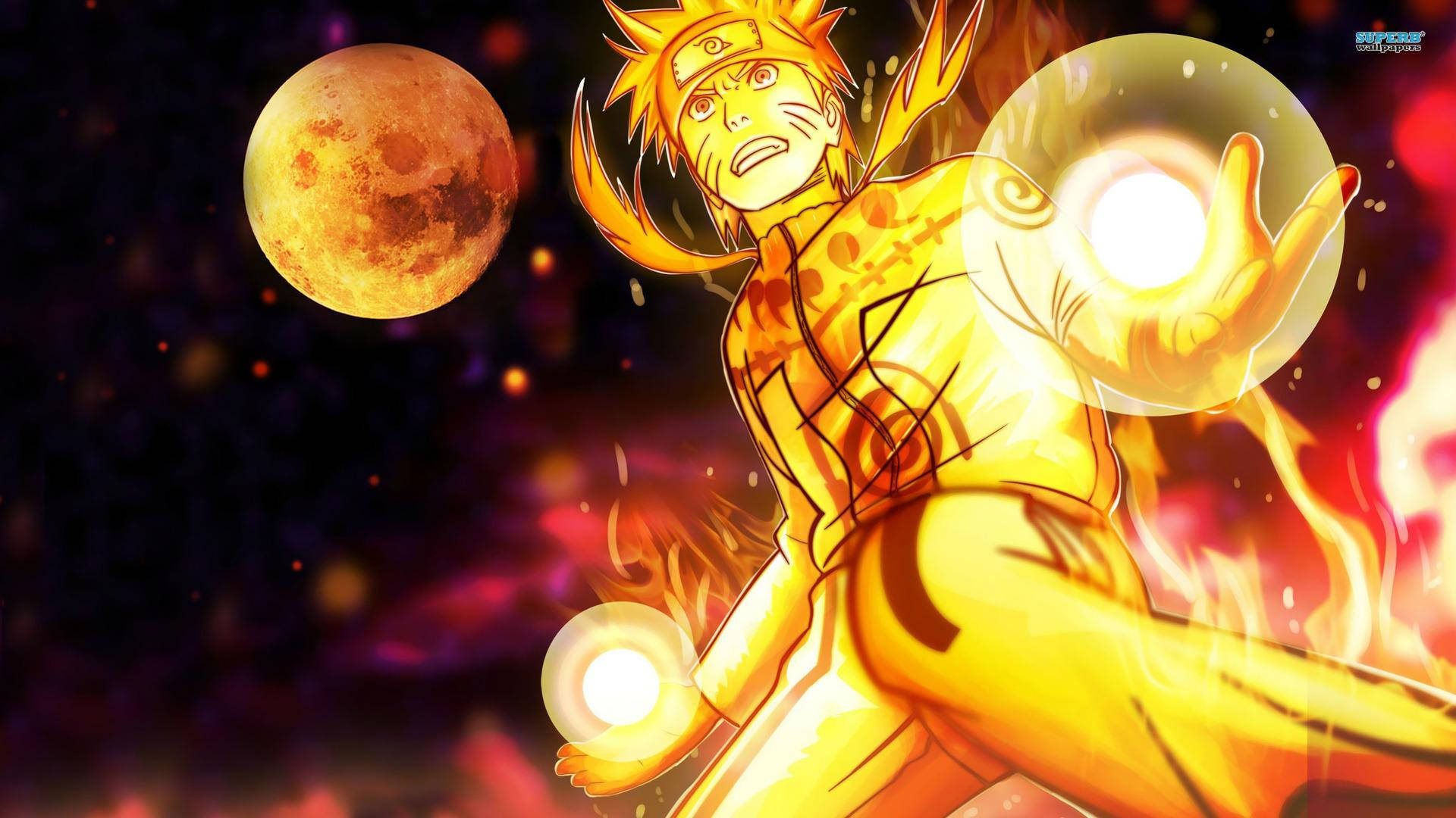 Cool Explozie de Chakra Naruto Fundal