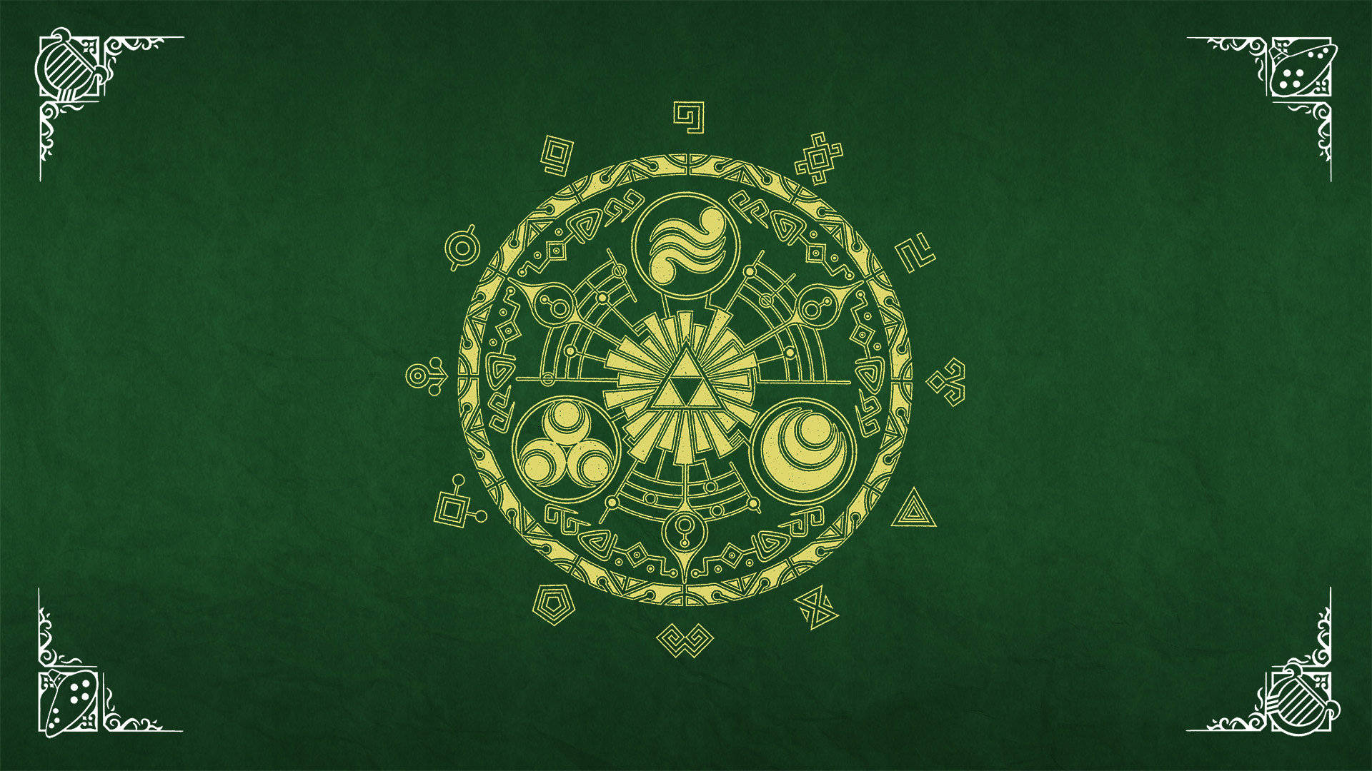 Coperta cărții The Legend of Zelda Fundal