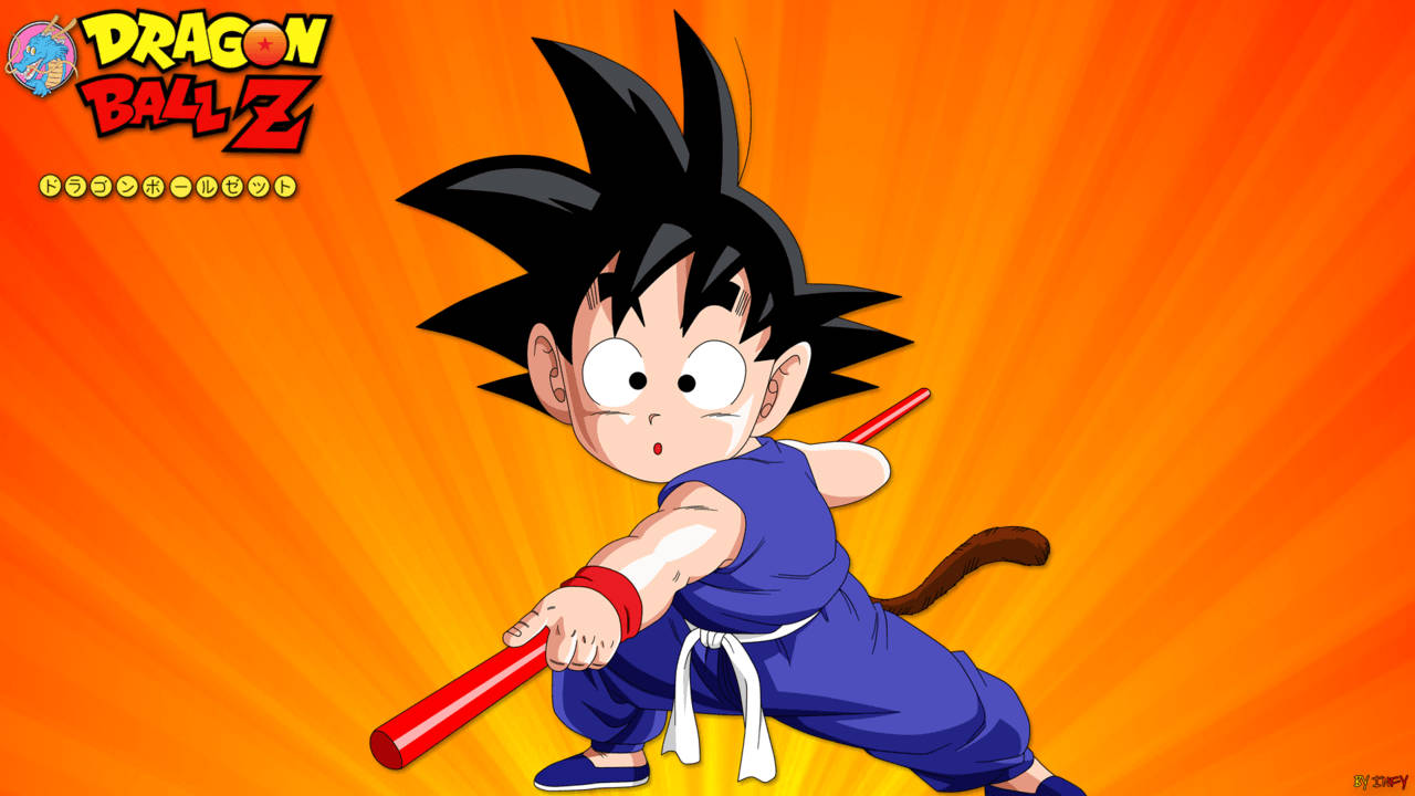 Copilul Goku în lumea Dragon Ball Z Fundal