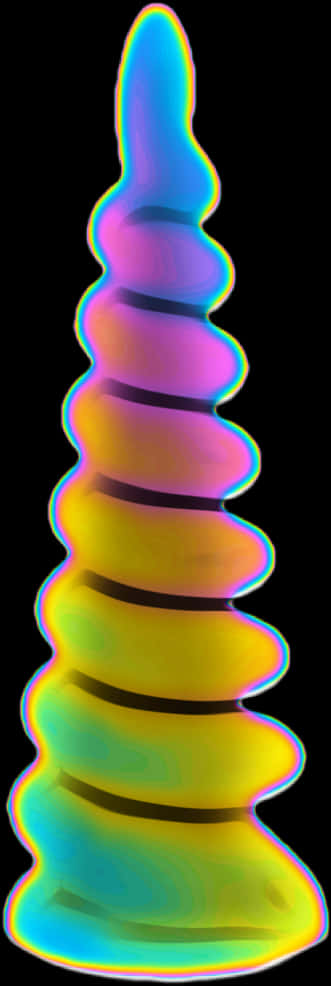 Corn de Unicorn Abstract Colorat Fundal