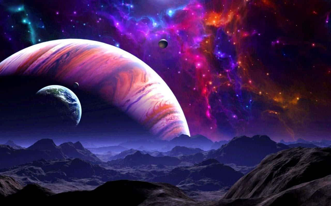 Cosmosul dincolo de noi - O privire uluitoare asupra Căii Lactee Fundal