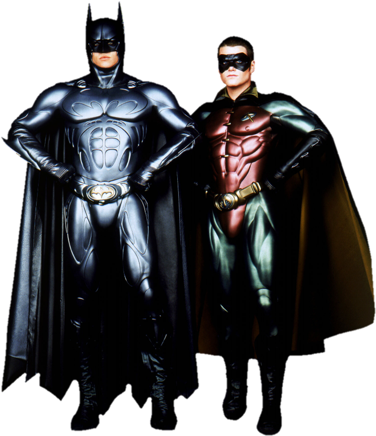 Costume Batman și Robin Fundal
