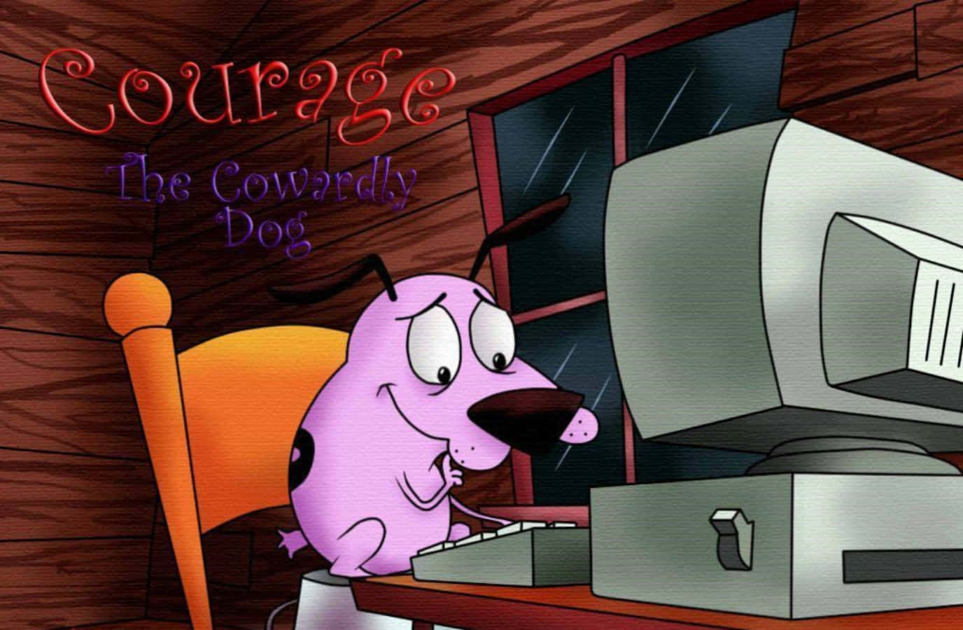 Courage the Cowardly Dog folosind PC Fundal