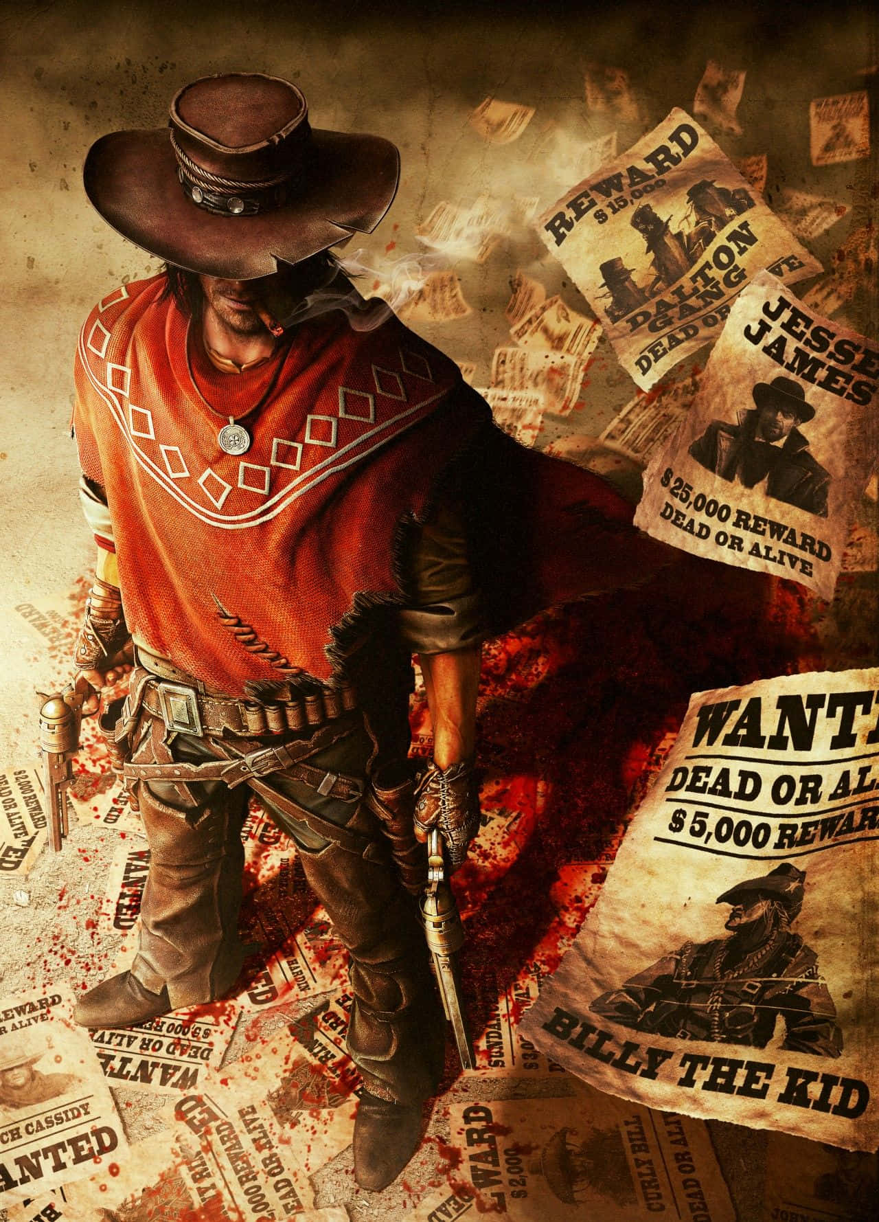 Cowboy din Vestul Sălbatic Fundal