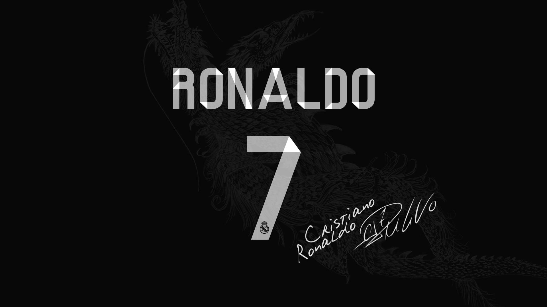 CR7 HD Nume, Număr, Semnătură Fundal