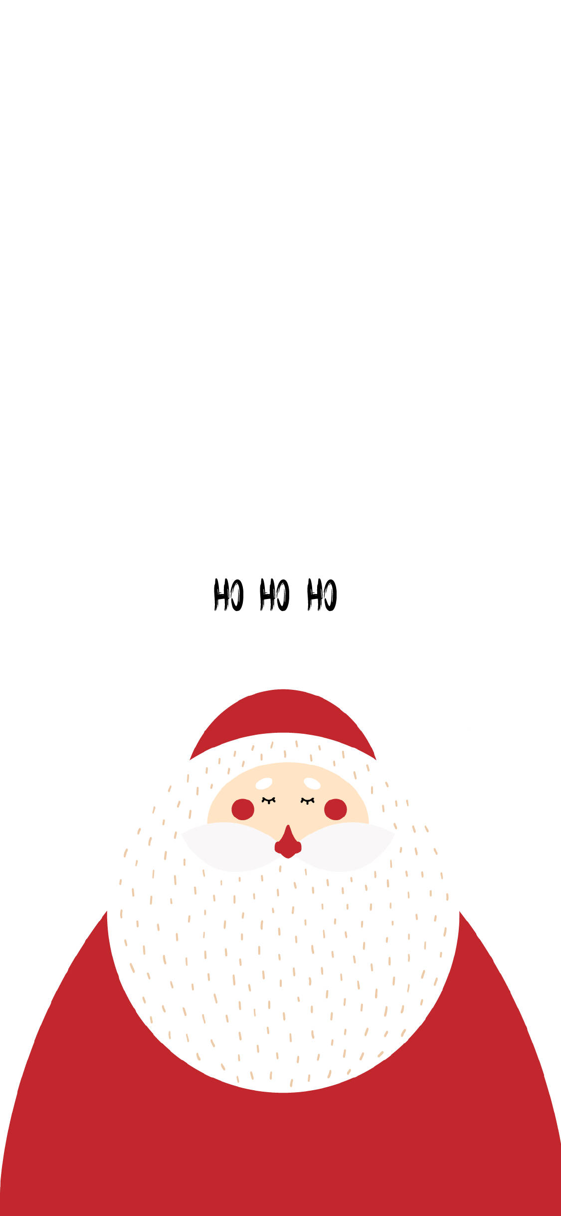 Crăciun Drăguț iPhone Santa Fundal