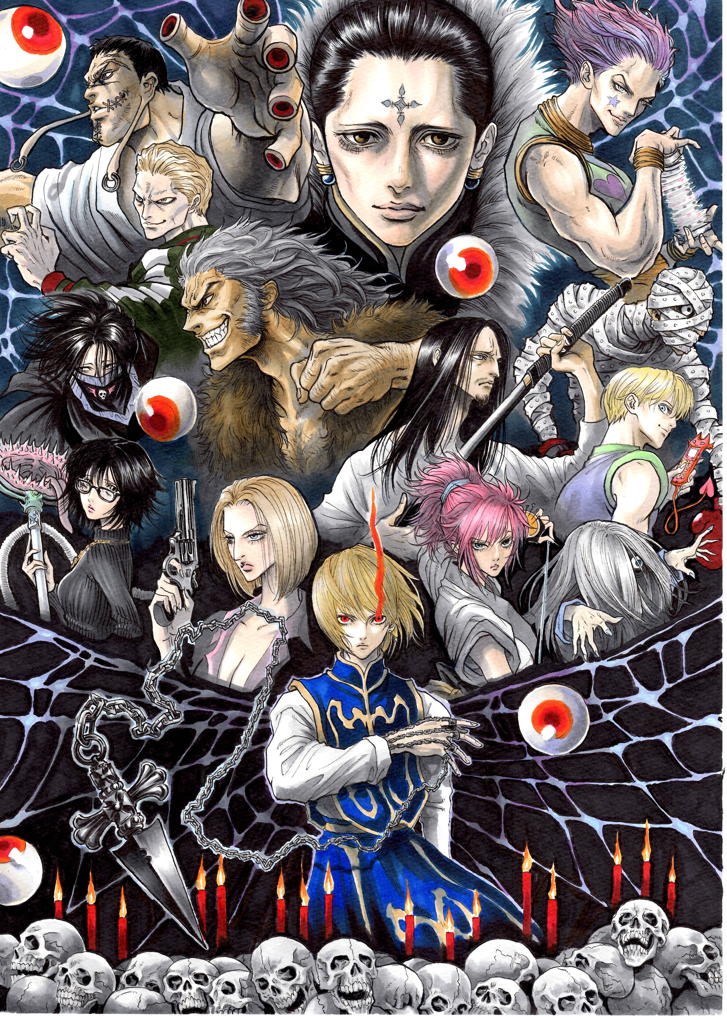 Craniu art – Phantom Troupe Fundal