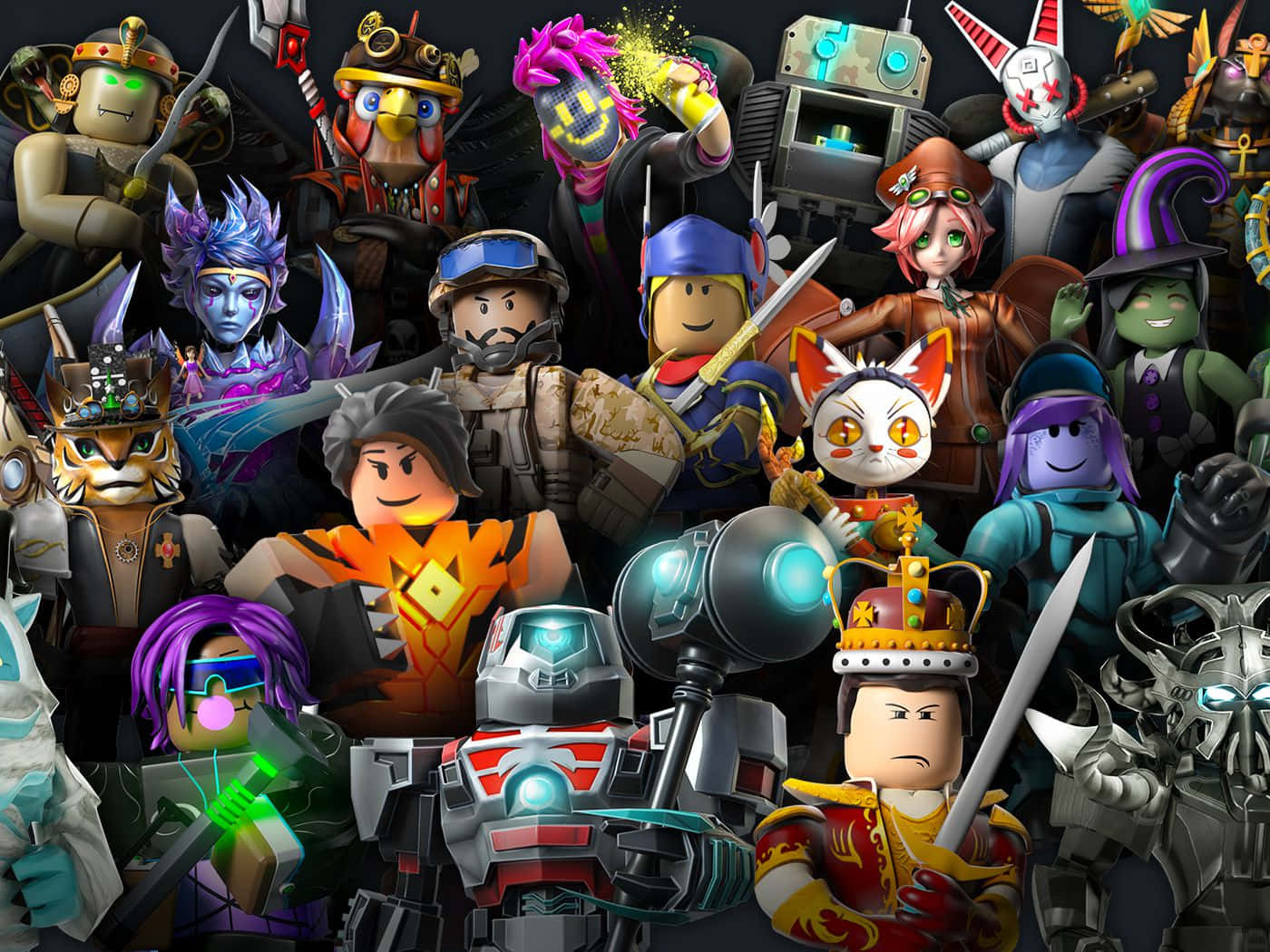 Creează-ți propriile aventuri cu Cool Roblox Fundal
