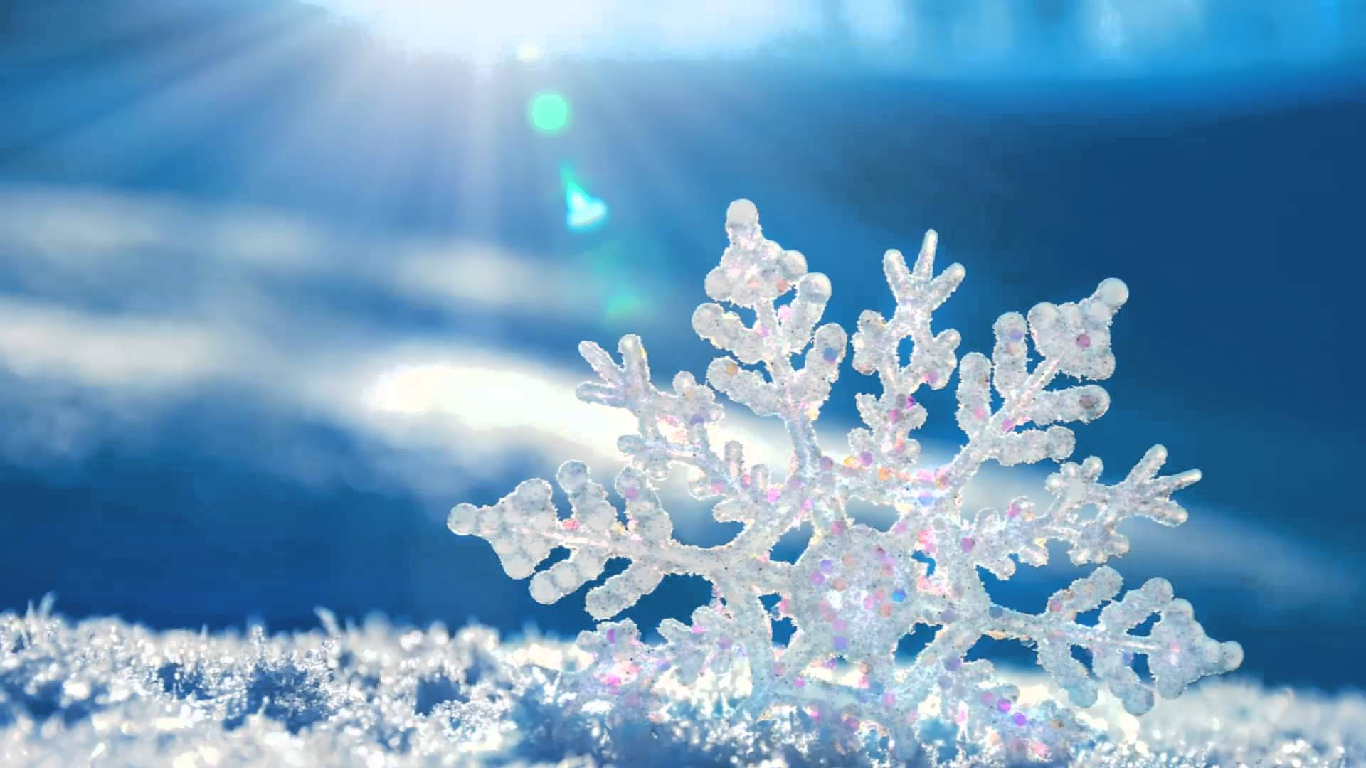Cristal de zăpadă estetic Fundal