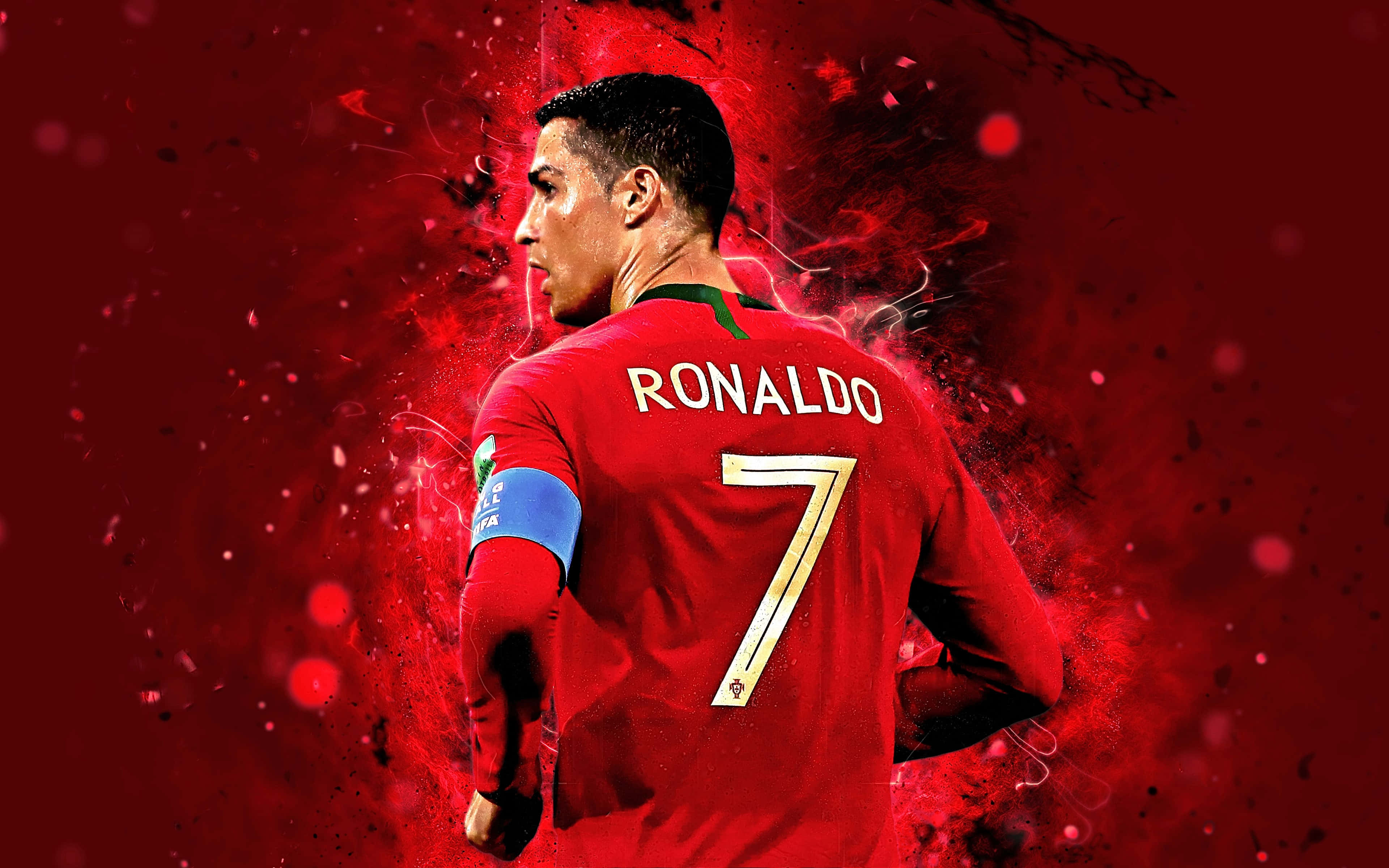 Cristiano Ronaldo, superstarul Portugaliei la Cupa Mondială de Fotbal Fundal