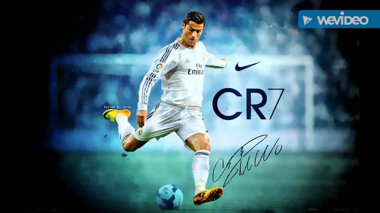 Cristiano Ronaldo își etalează stilul său caracteristic Fundal