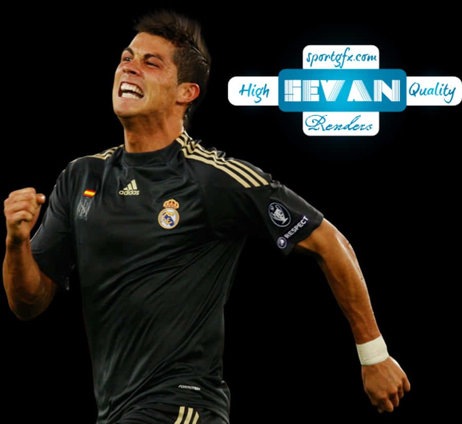 Cristiano Ronaldo sărbătoare Real Madrid Fundal
