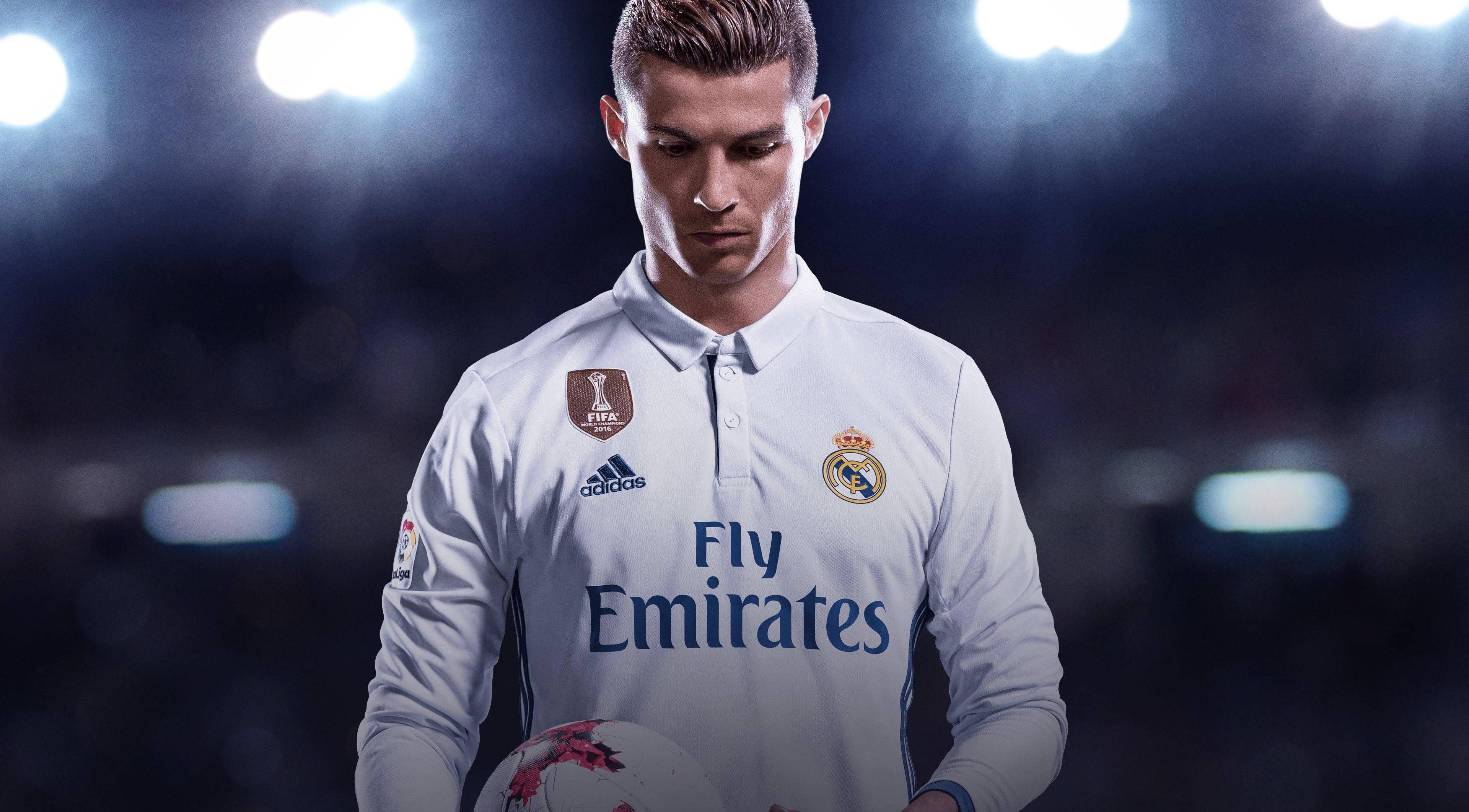 Cristiano Ronaldo se bucură de succes internațional cu abilitățile sale excepționale în FIFA 17 Fundal