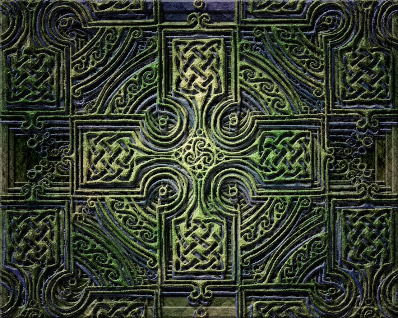 Cruce Celtică Irlandeză Fundal
