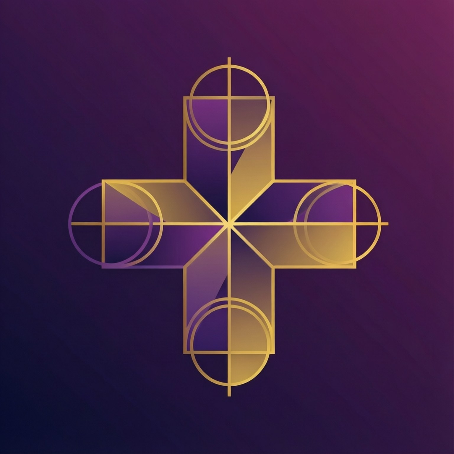Cruce Geometrică Abstractă Fundal