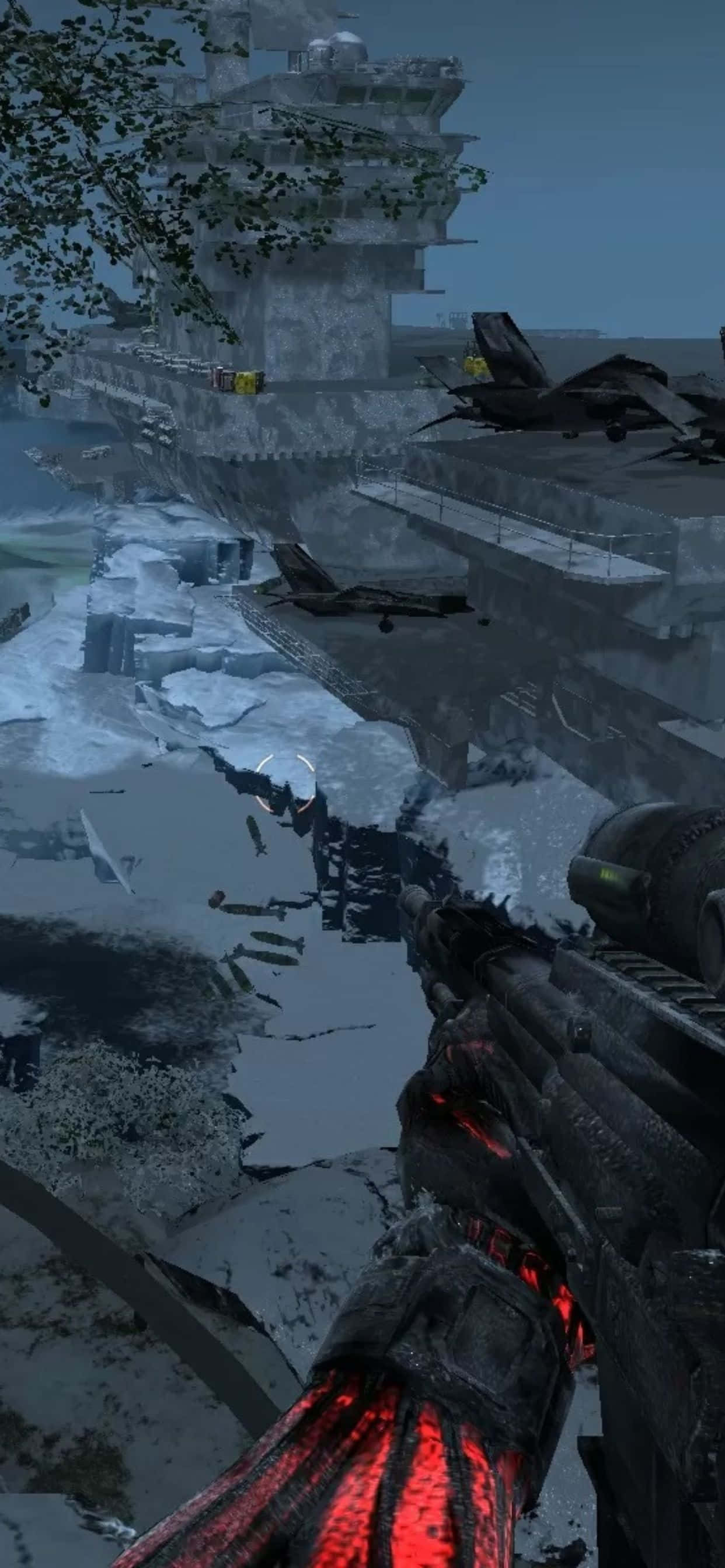Crysis Warhead pe iPhone Xs Max Fundal