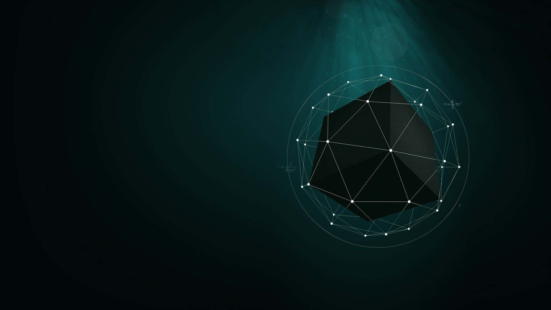 Cub negru minimalist 1920 X 1080 Fundal