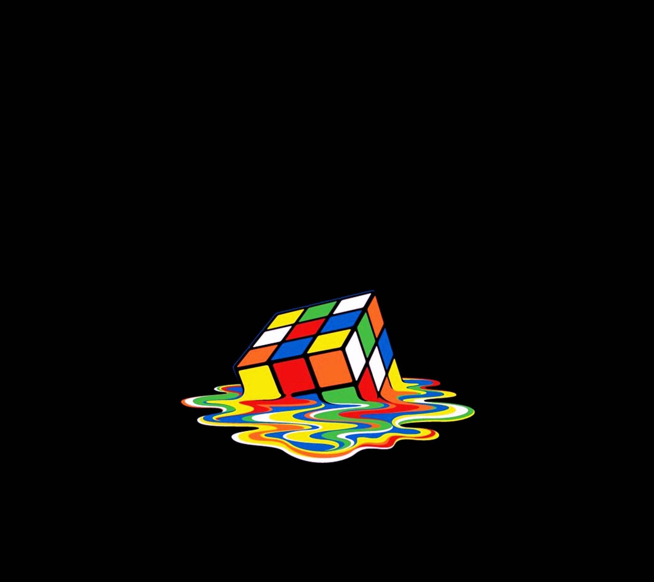 Cub Rubiks topit AMOLED Fundal