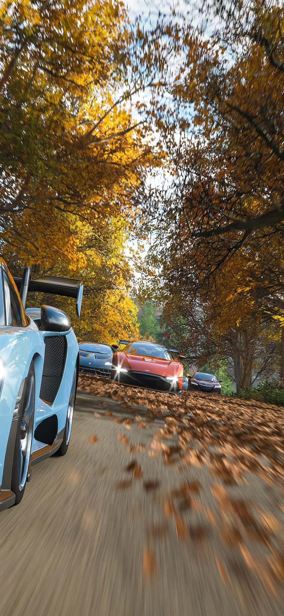 Cucerește drumurile în Forza Horizon 4 cu iPhone XS Fundal