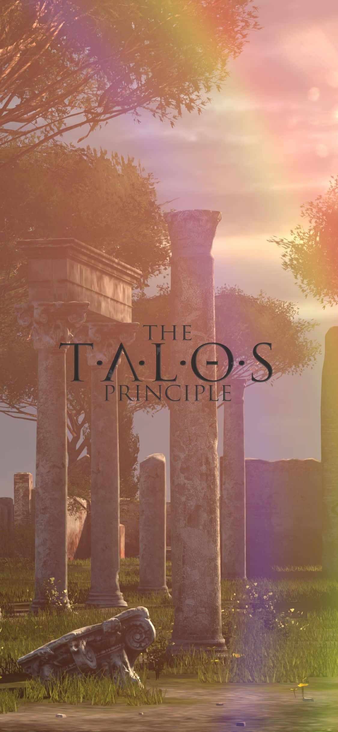 Cucerește Labirintul Antic cu iPhone XS The Talos Principle Fundal