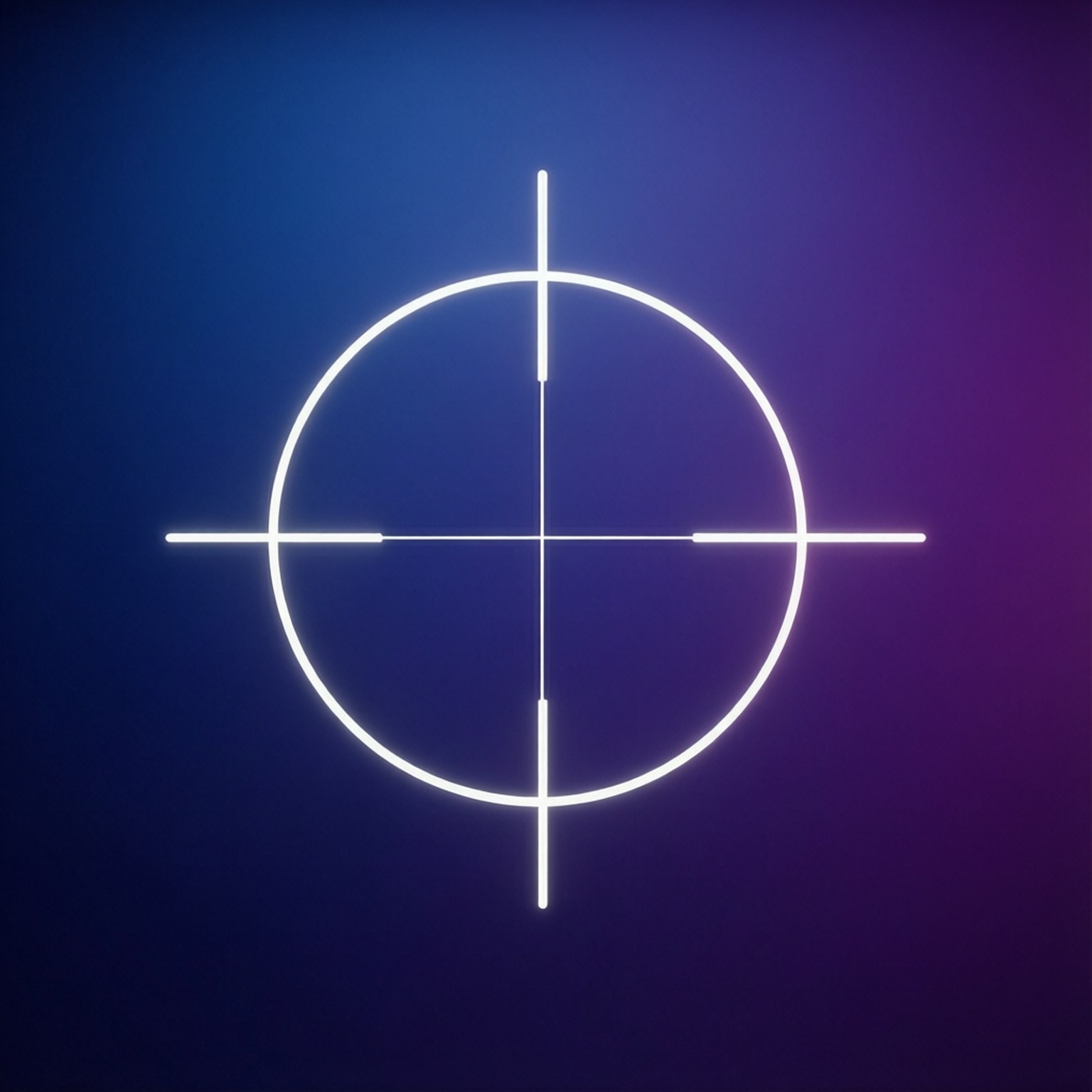 Culori Degradate și Crosshair Luminos Fundal