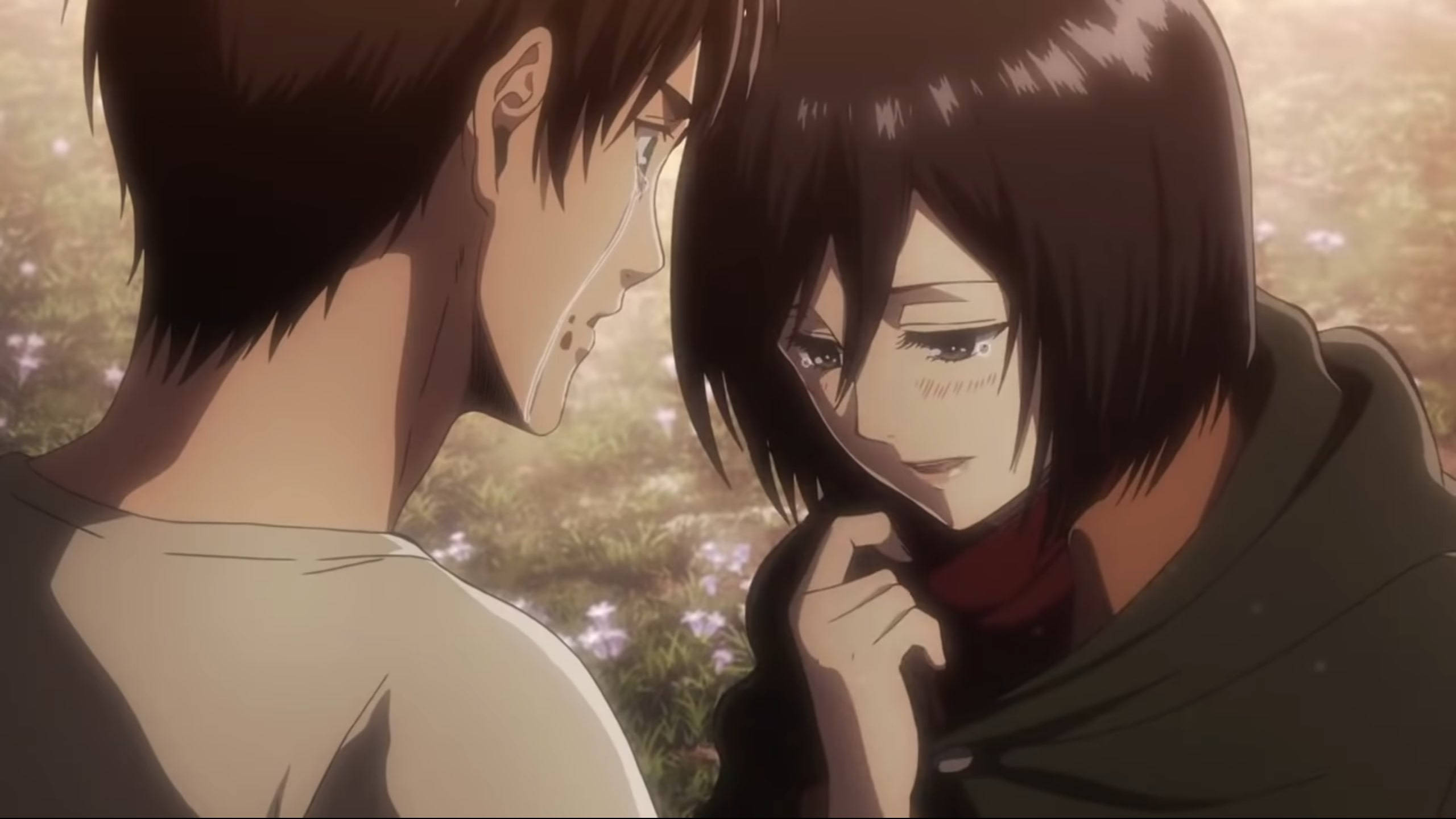 Cuplu Anime Attack On Titan Fundal
