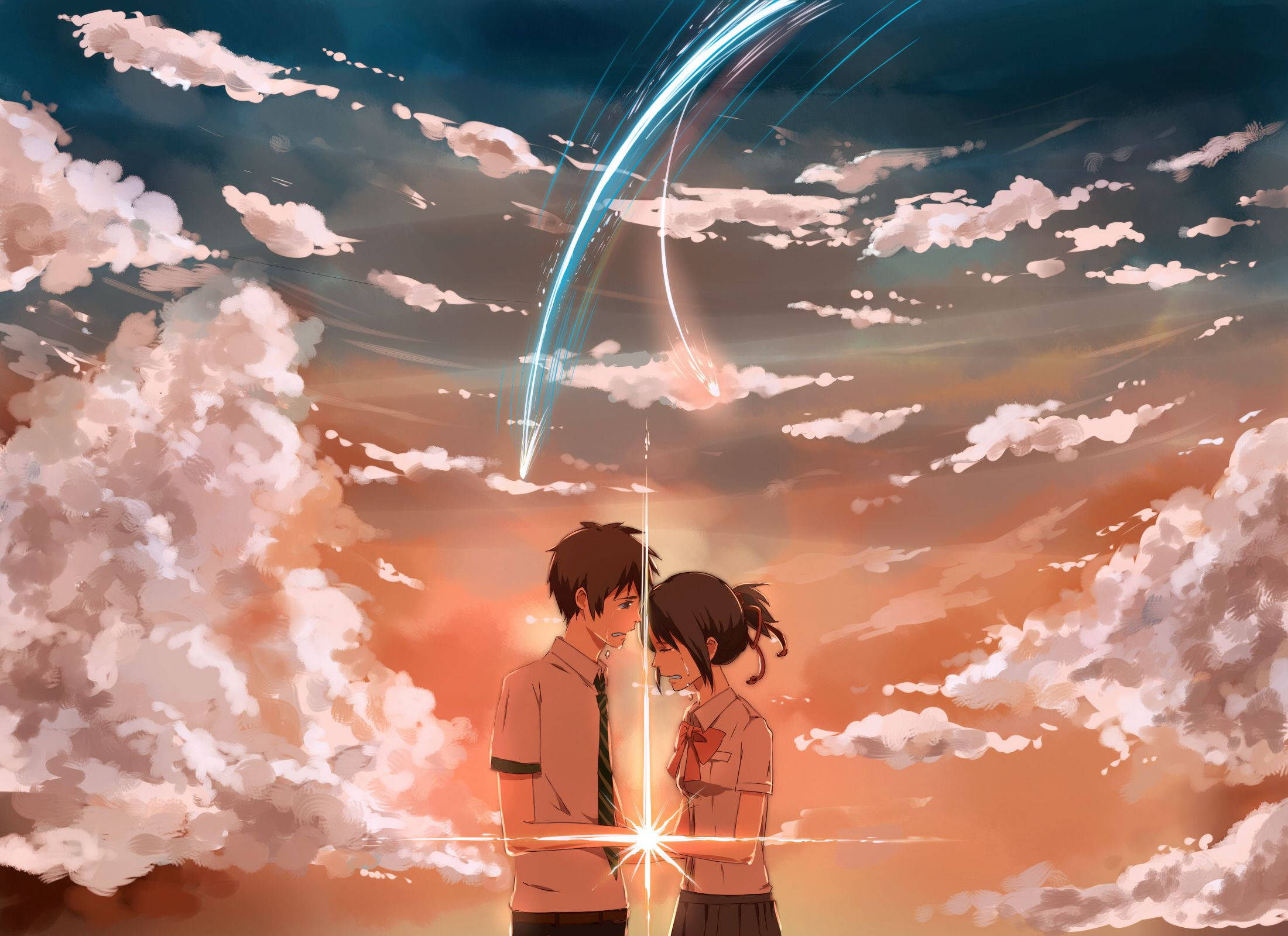 Cuplu Anime Your Name Fundal