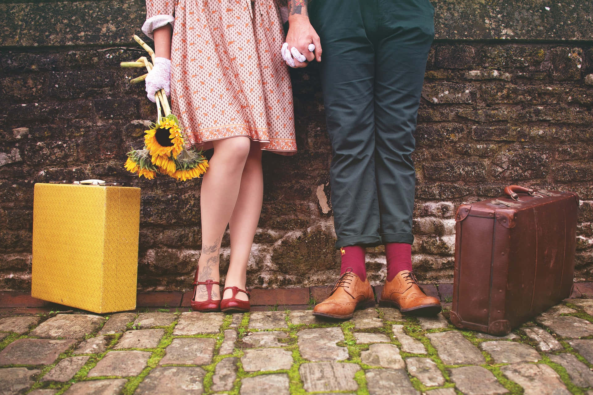 Cuplu într-o întâlnire romantică Fundal