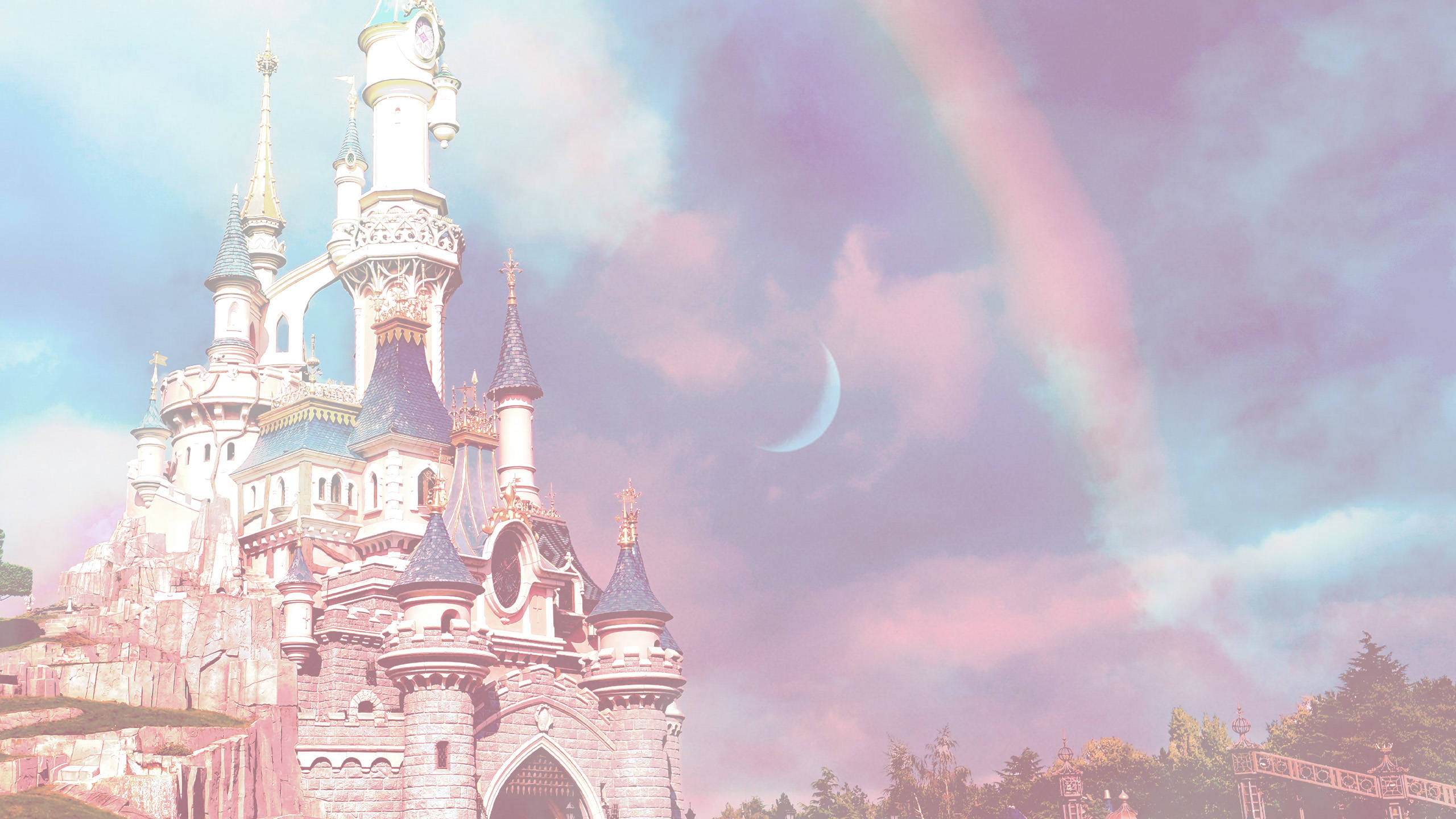 Curcubeu Disneyland Fundal