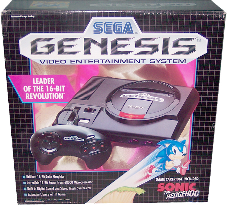 Cutie Consolă Sega Genesis Fundal