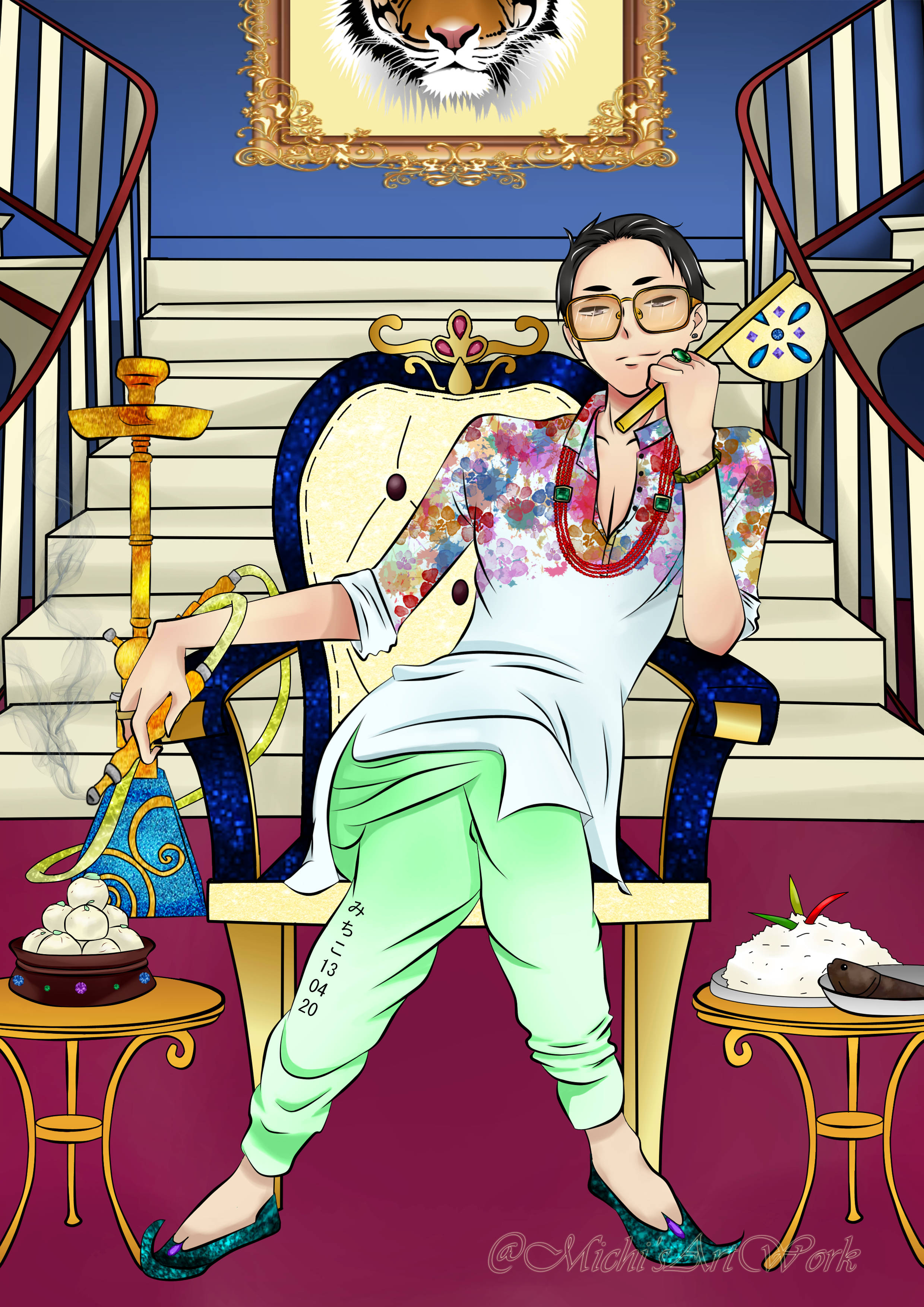 Daisuke Kambe Stând Confortabil Fundal