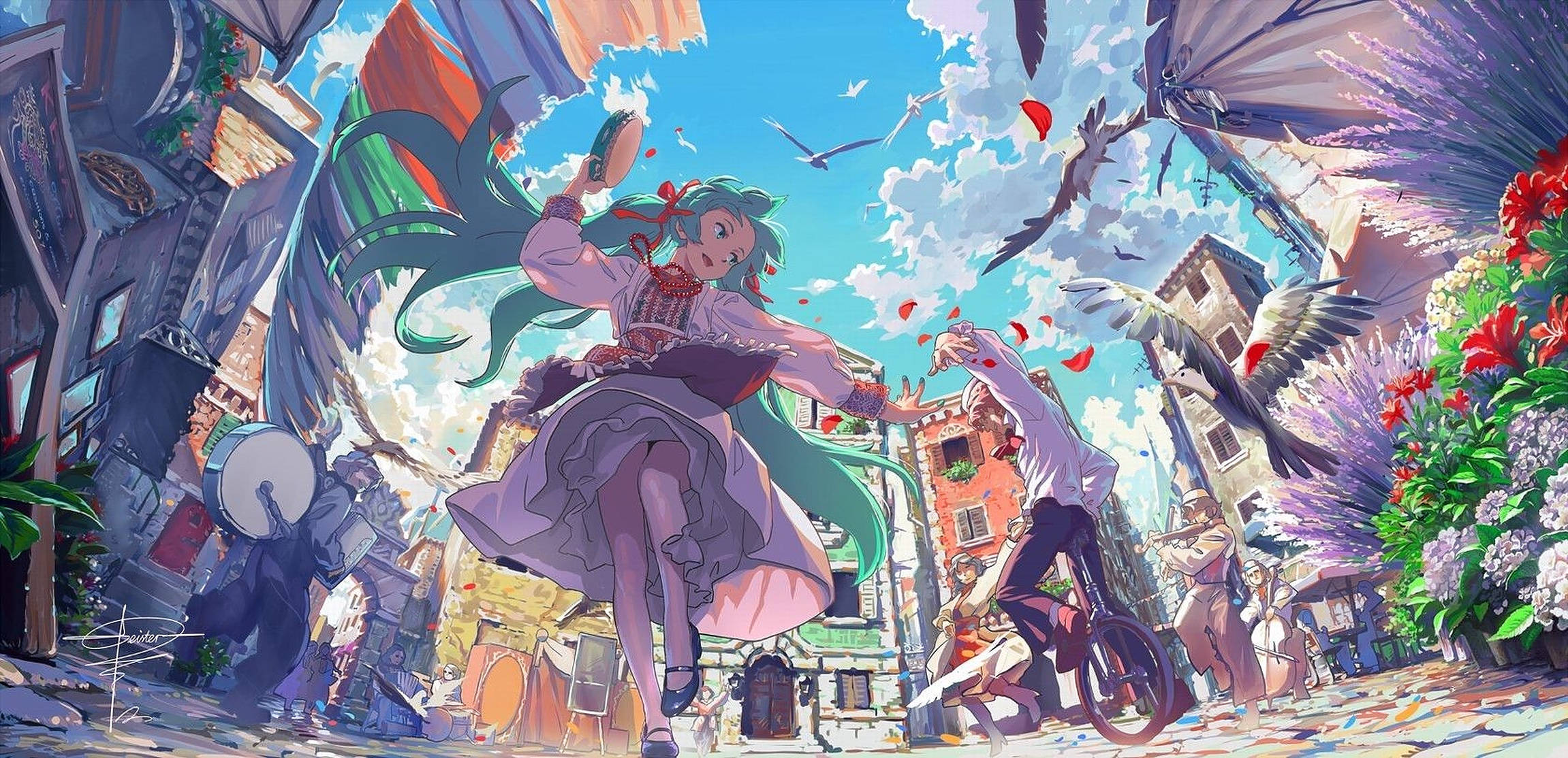 Dans Anime Festiv Fundal